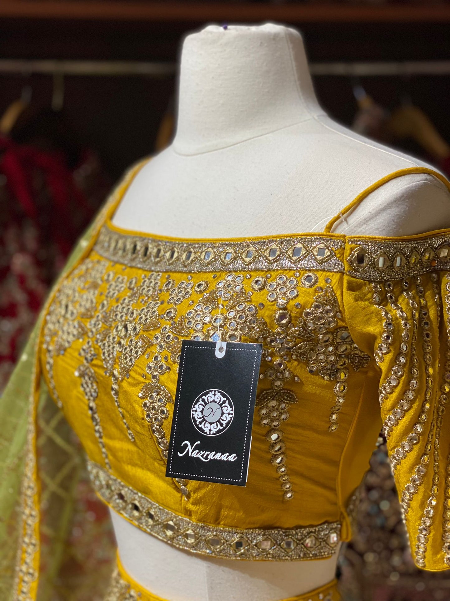 Mustard Yellow New Era Party Wear Collection PWL-297