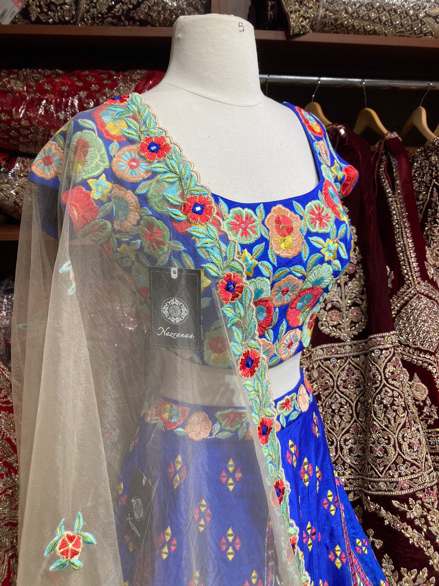 Royal Blue Unmissable Rangaadi Party Wear Collection PWC-056