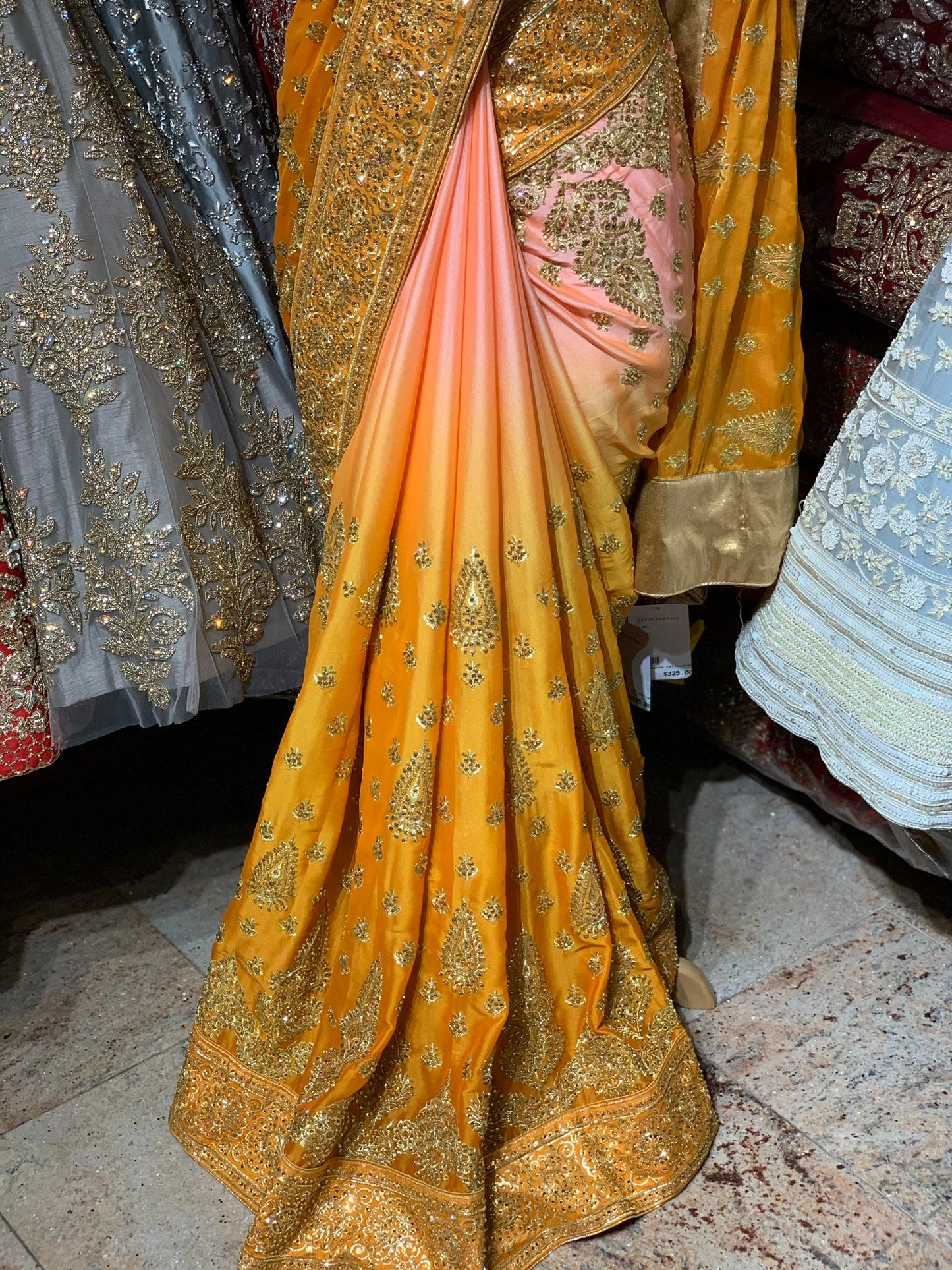 Ombré Georgette Saree