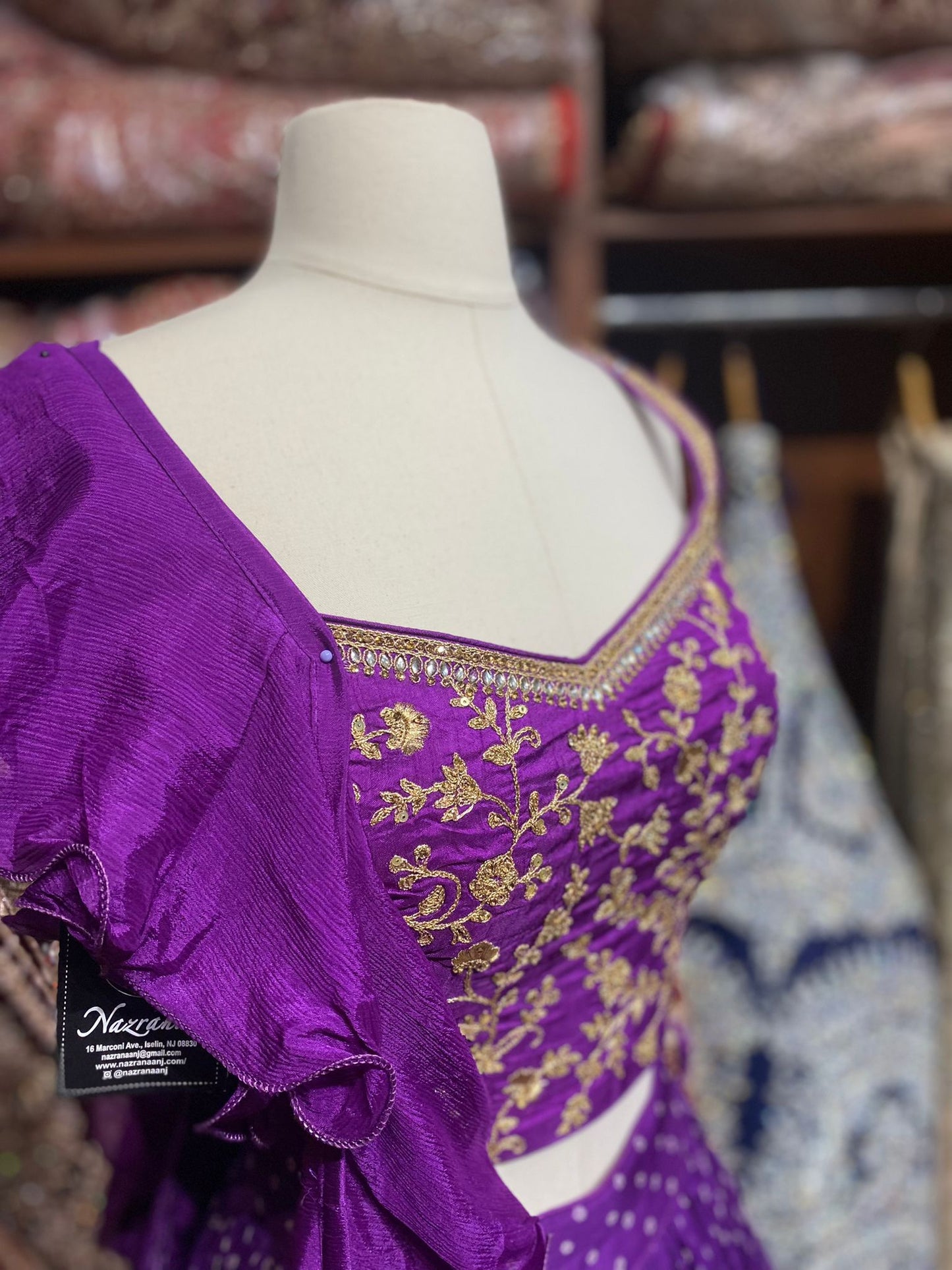 Violet Purple New Era Party Wear Collection PWL-486