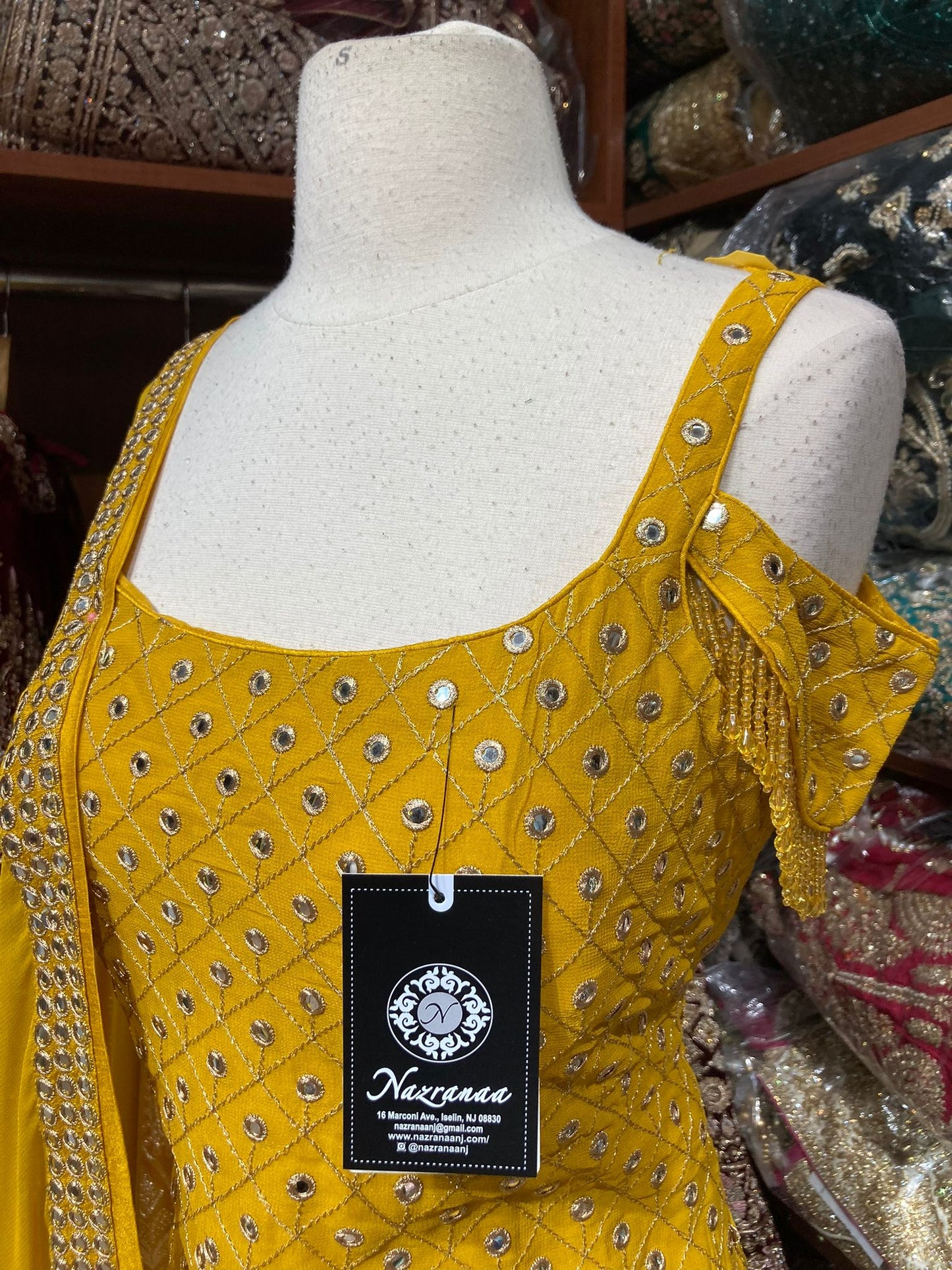 Bumblebee Yellow Party Wear Suit Collection PWS-164