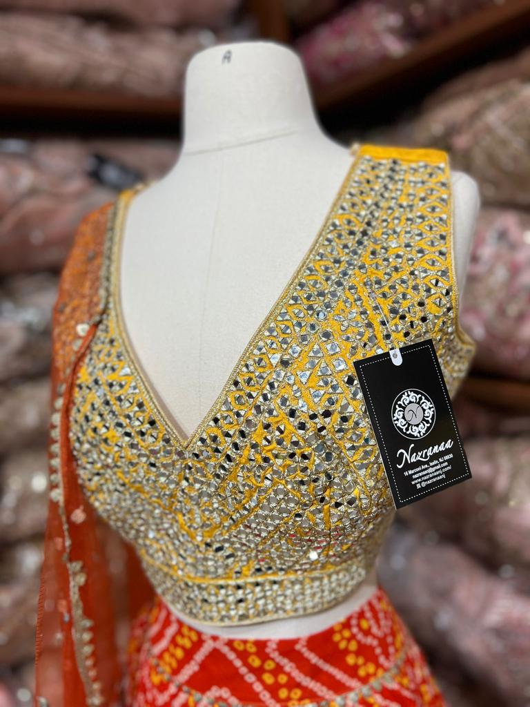 Vermilion Orange New Era Party Wear Collection PWL-630