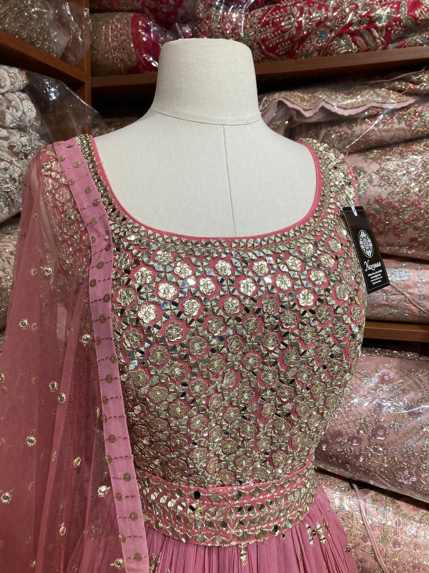 Power Pink Anarkali PWA-138