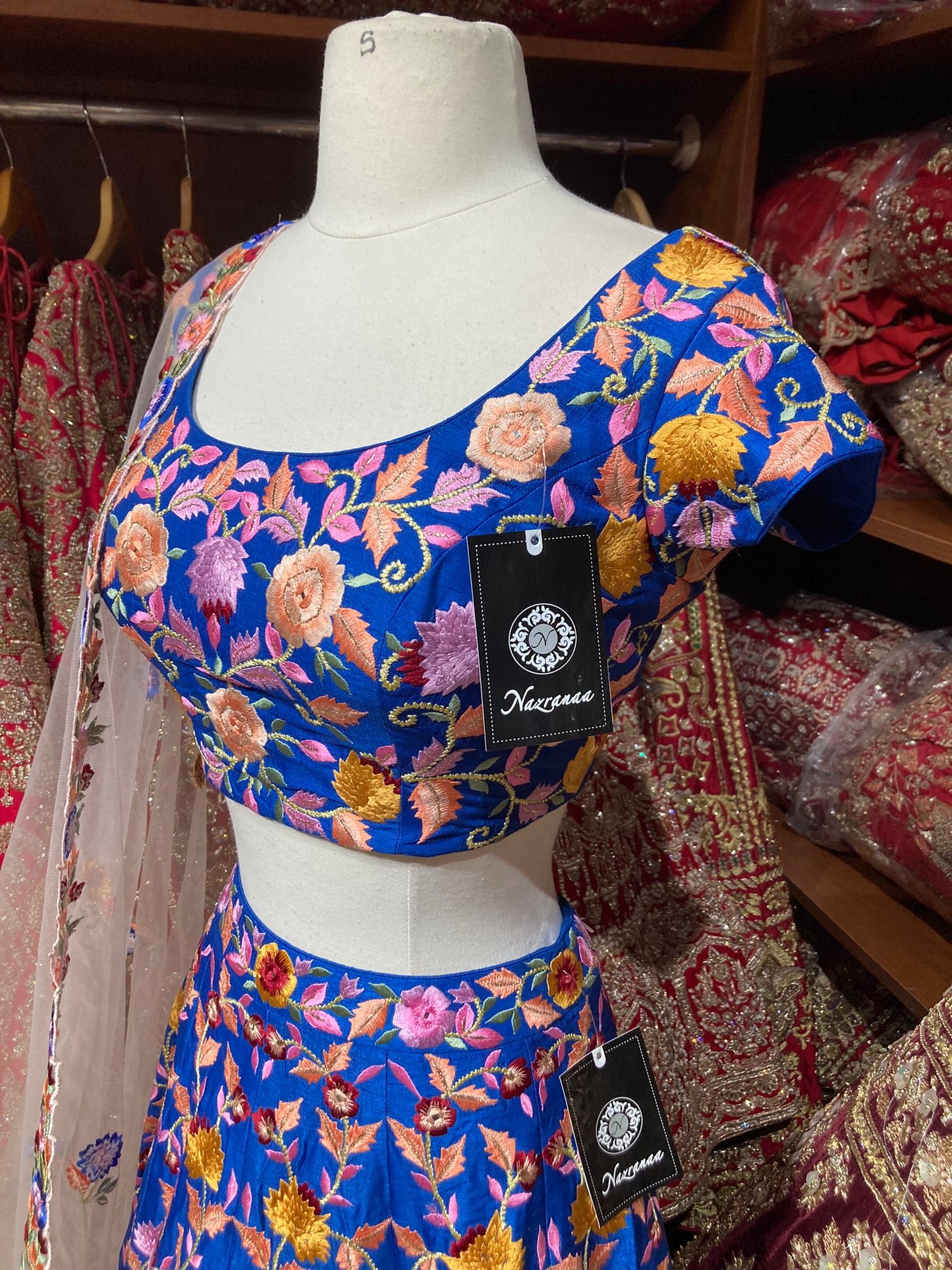 Sapphire Blue Unmissable Rangaadi Party Wear Collection PWC-057