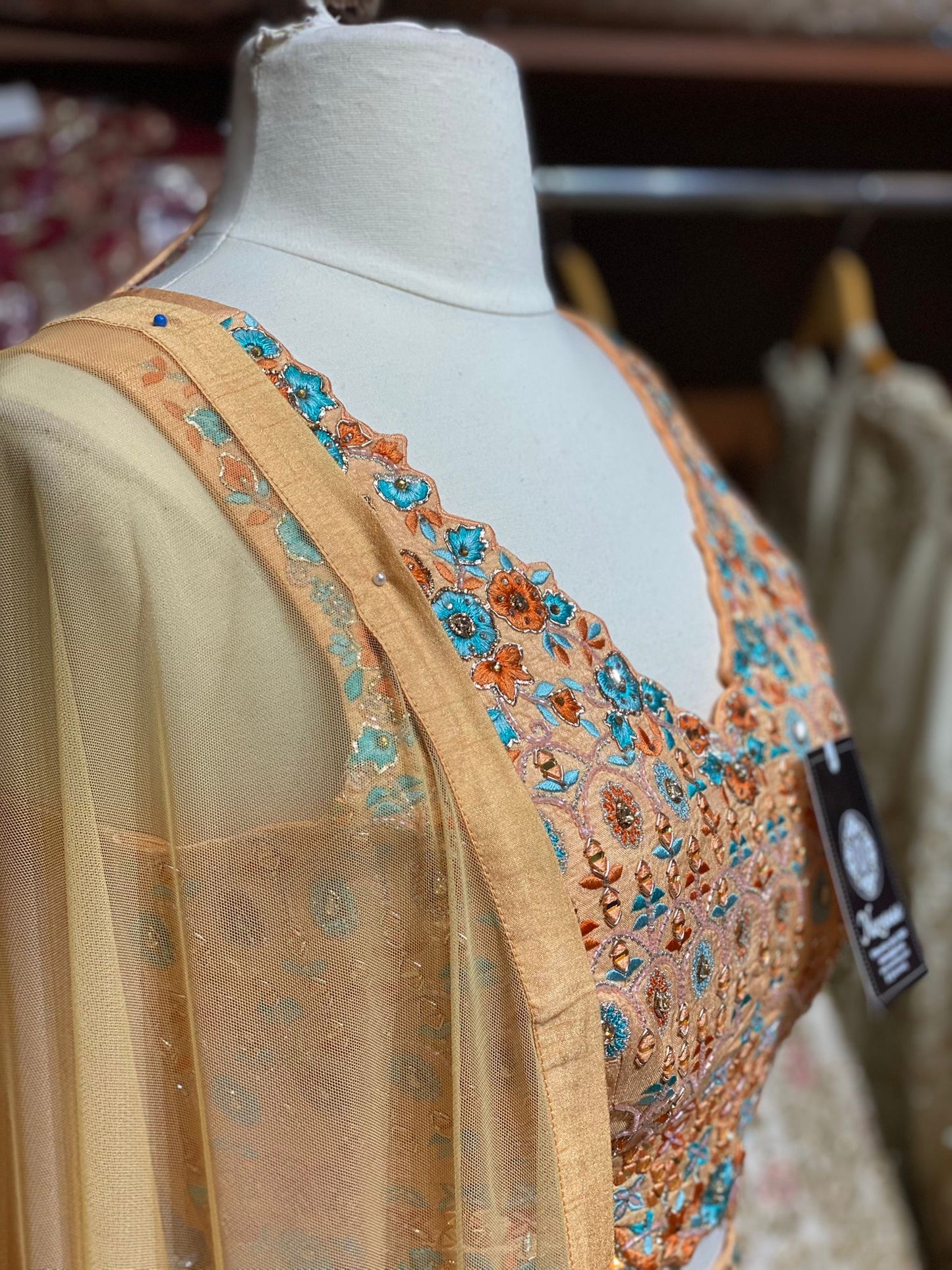 Pumpkin Orange New Era Party Wear Collection PWL-315