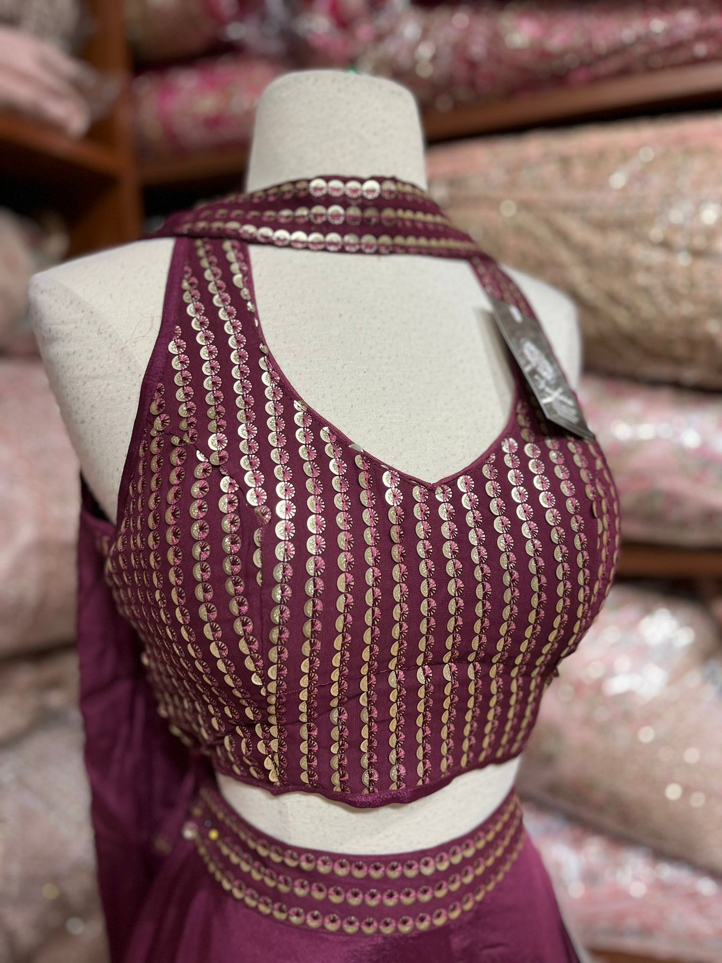 Wine Purple Party Wear Suit Collection PWS-184