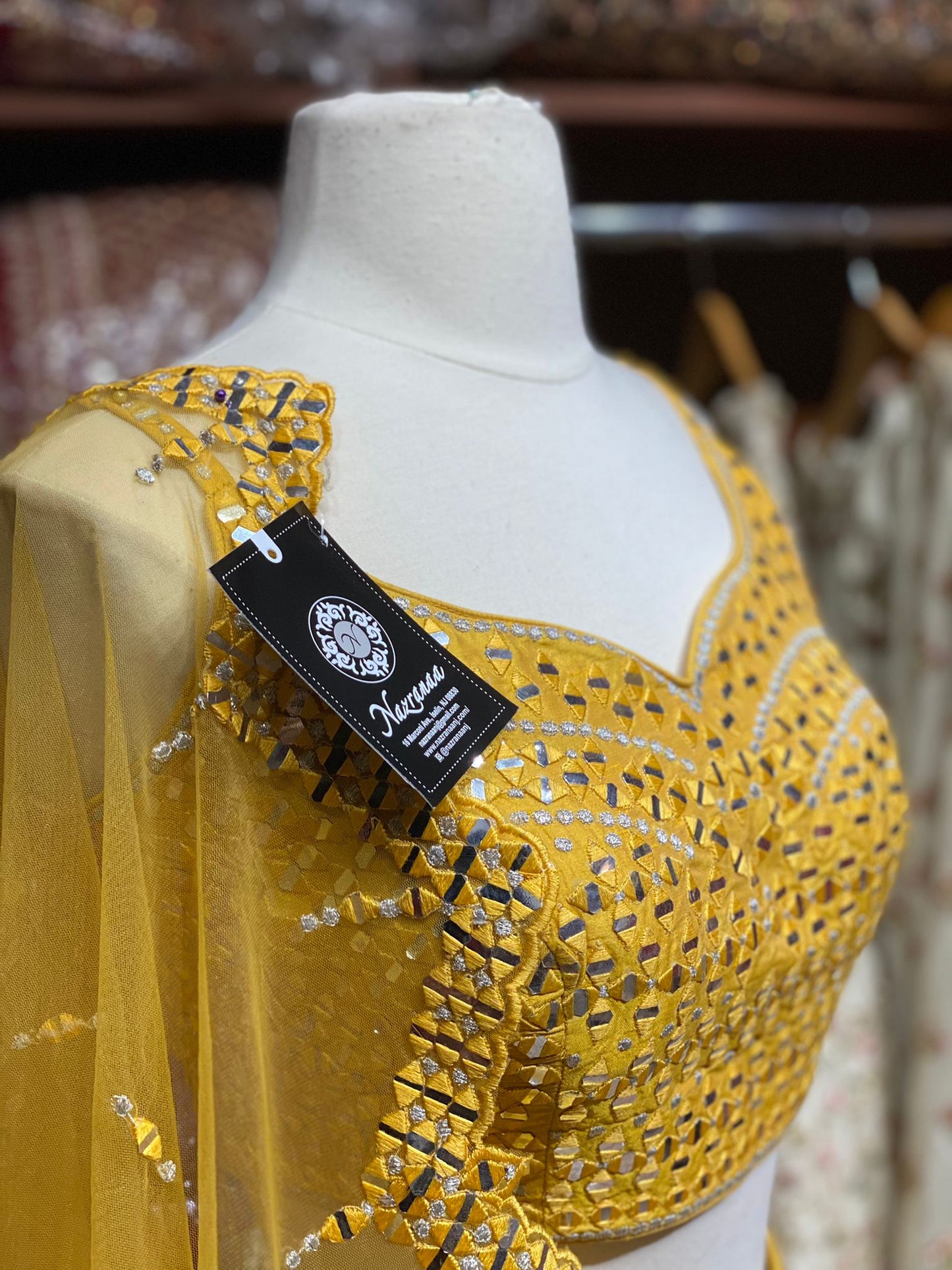 Mustard Yellow New Era Party Wear Collection PWL-306