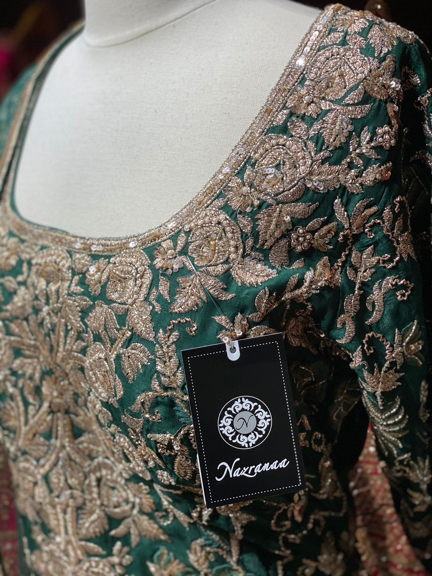 Pine Green Party Wear Suit Collection PWS-073