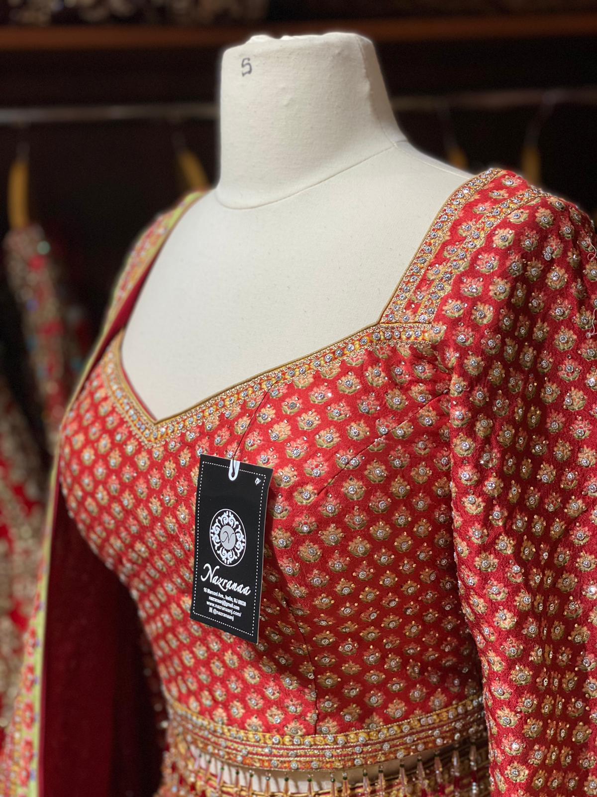 Desire Red Digital Print New Era Party Wear Collection PWL-287