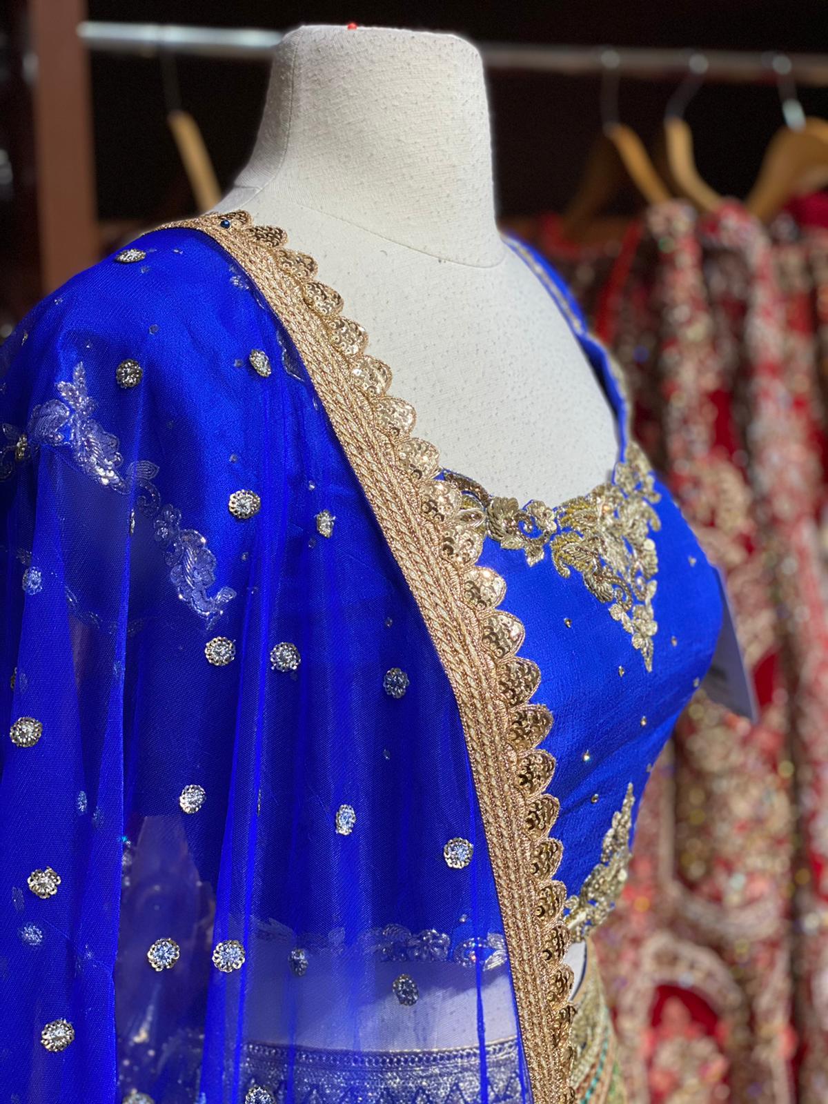 Multicolor Size 38 Party Wear Lehenga