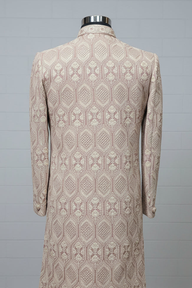 Sienna Brown Rajwadi Sherwani- R14U40