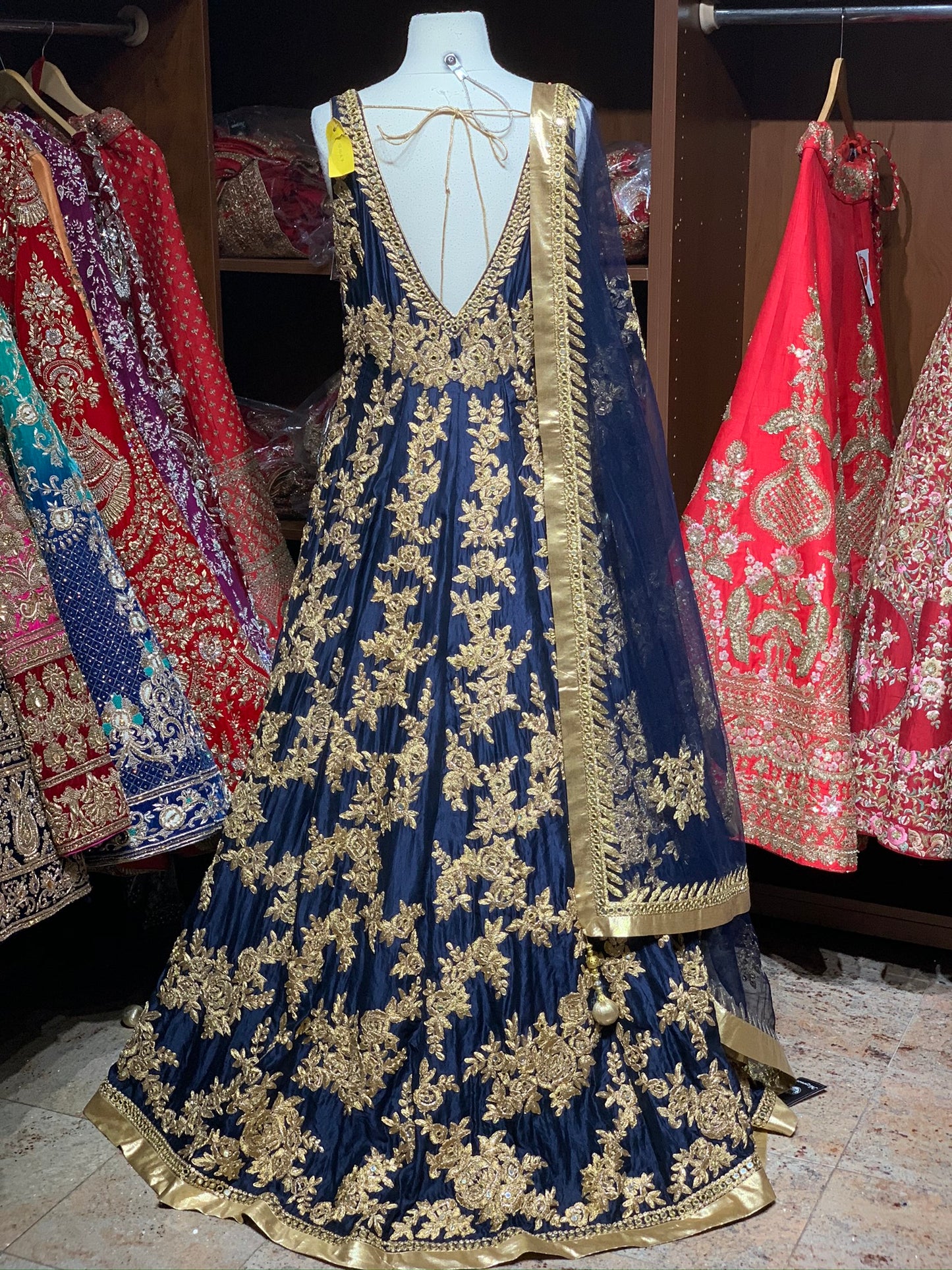 Navy Size 38 Bridal Gown