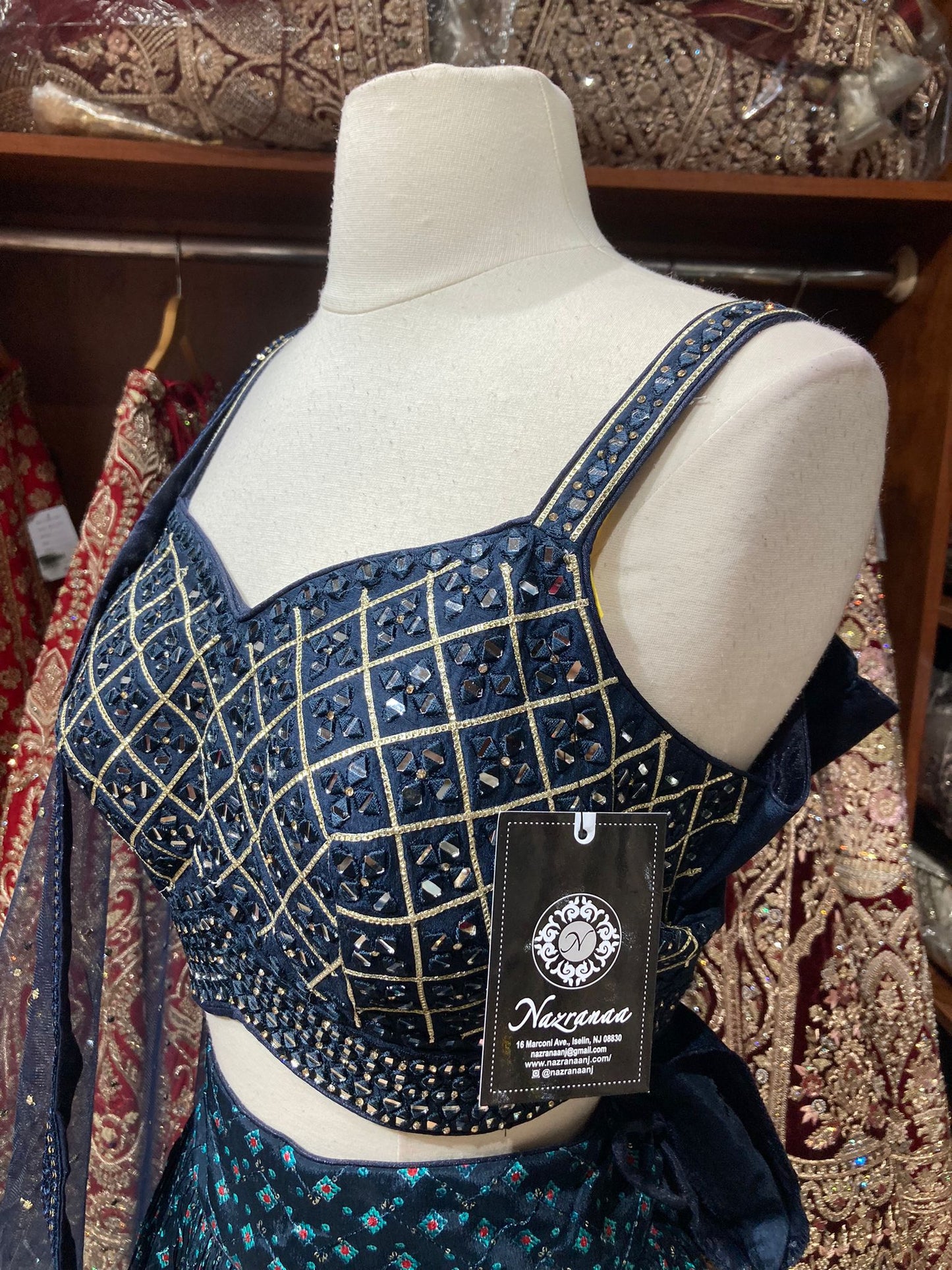 Prussian Blue New Era Party Wear Collection PWL-557