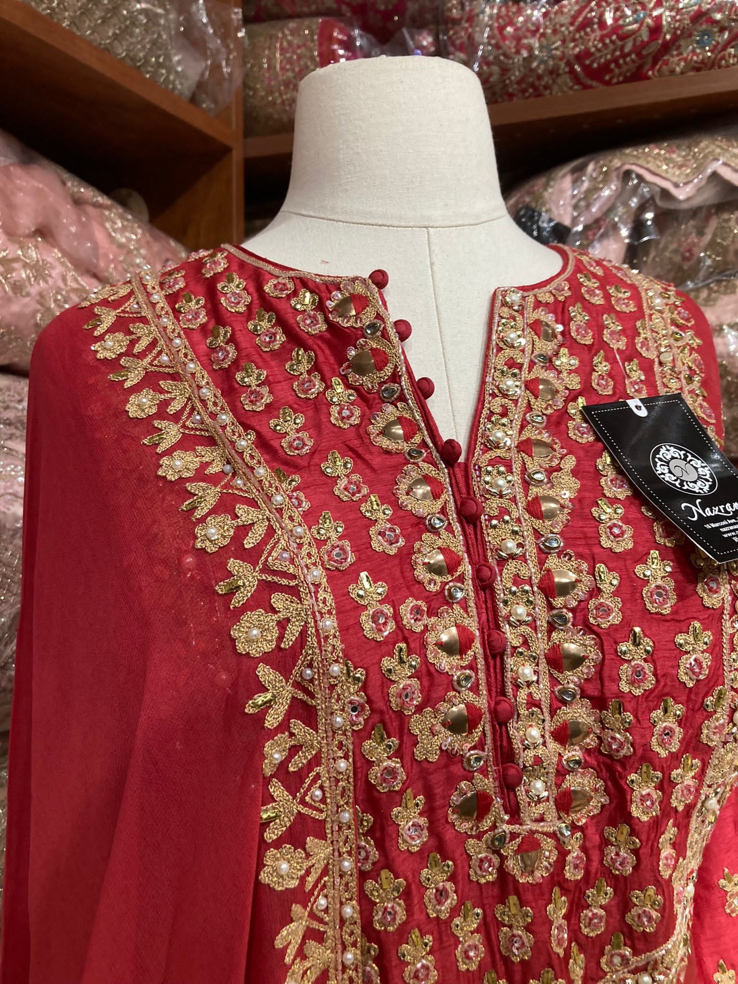 Ruby Red Party Wear Suit Collection PWS-201