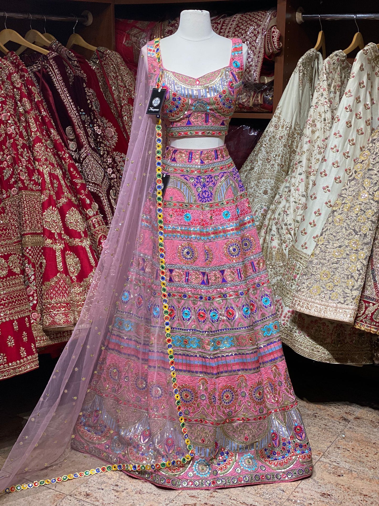 Powder Pink New Era Party Wear Collection PWL-301