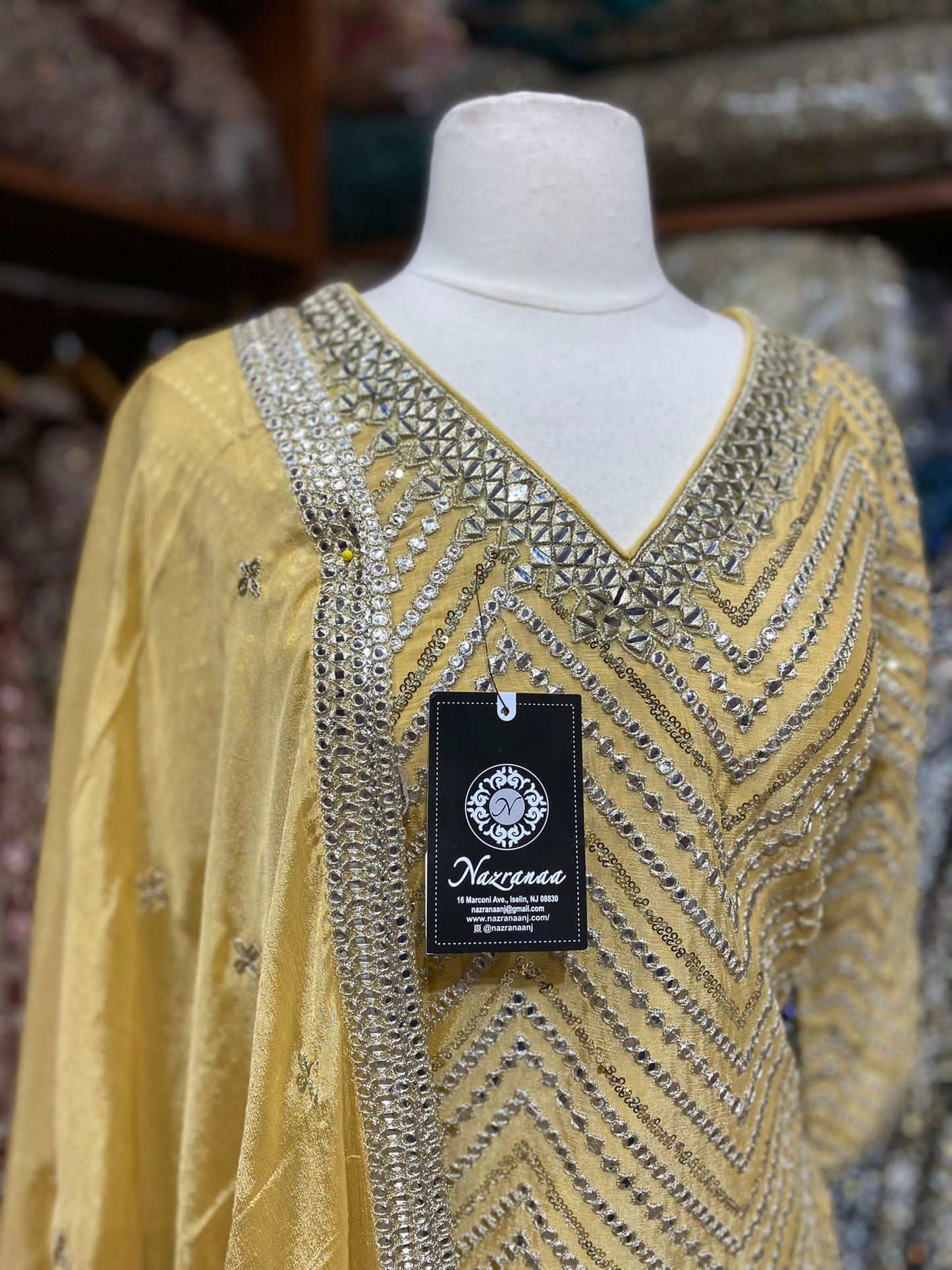 Light Yellow Party Wear Suit Collection PWS-151