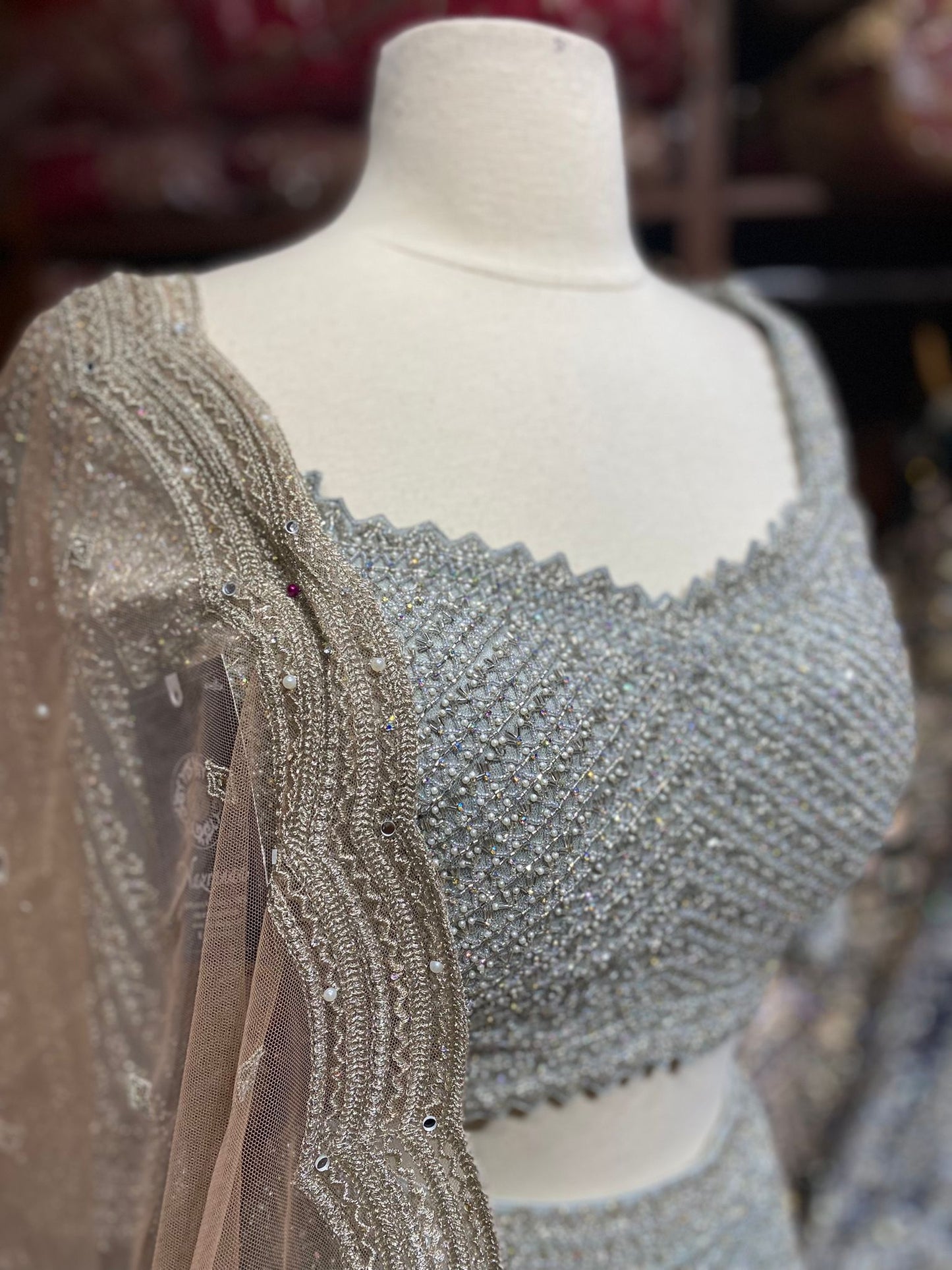 Slate Grey New Era Party Wear Collection PWL-505