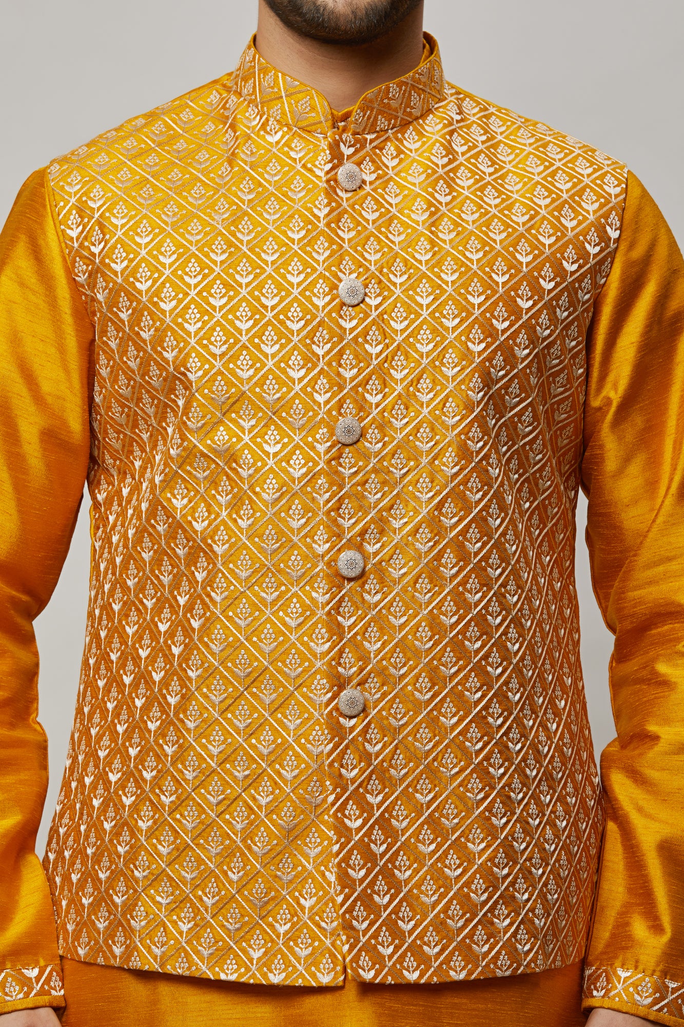 Mens Kurta Vest Set KVD2