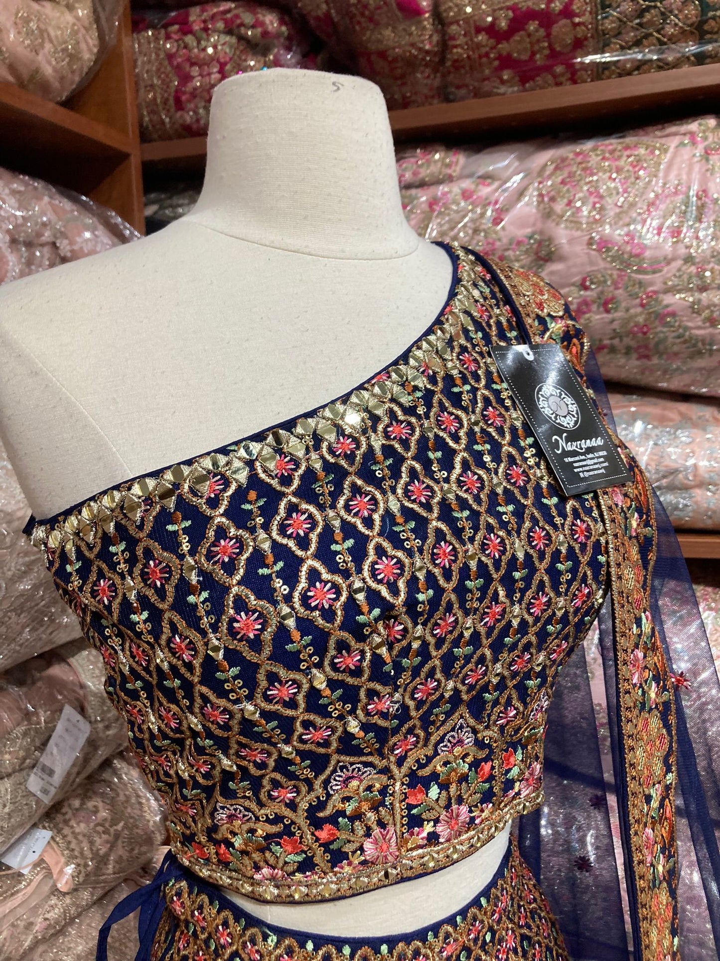 Midnight Blue New Era Party Wear Collection PWL-626