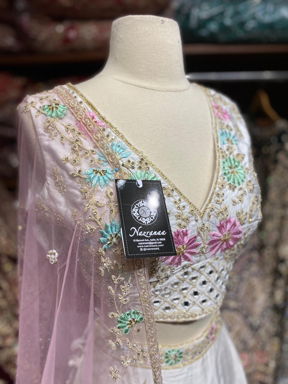 Pearl White New Era Party Wear Collection PWL-500