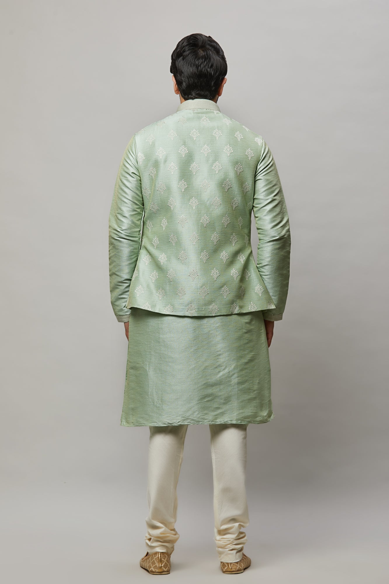 Mens Kurta Vest Set KVD9
