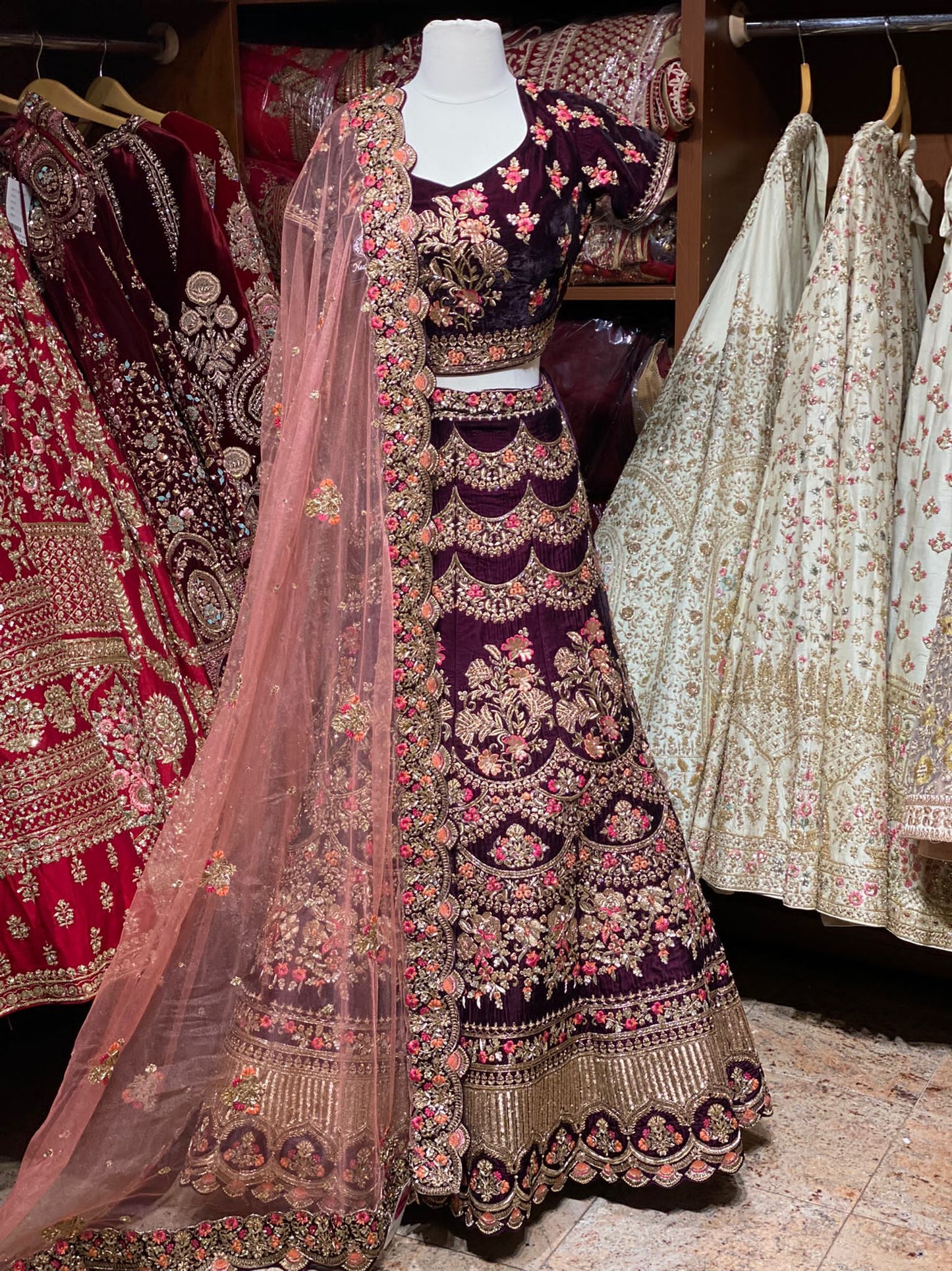 Wine Purple Persian Bridal Collection- 28