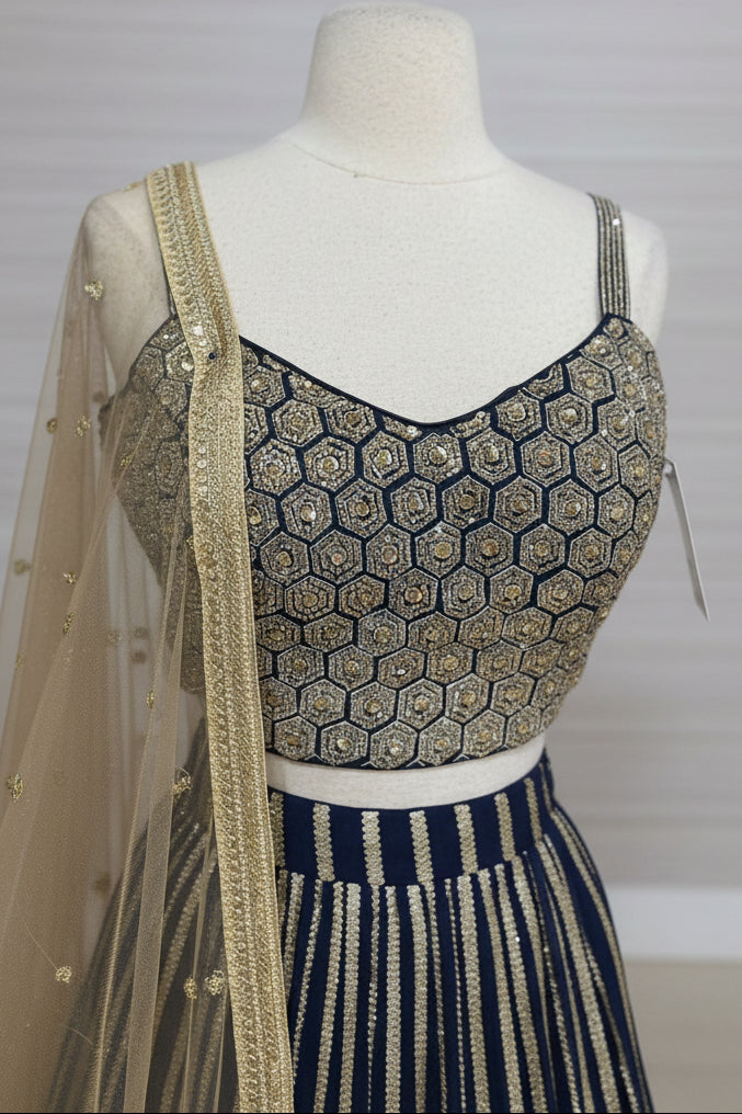 Midnight Blue Bridesmaids Lehenga BML-031/229