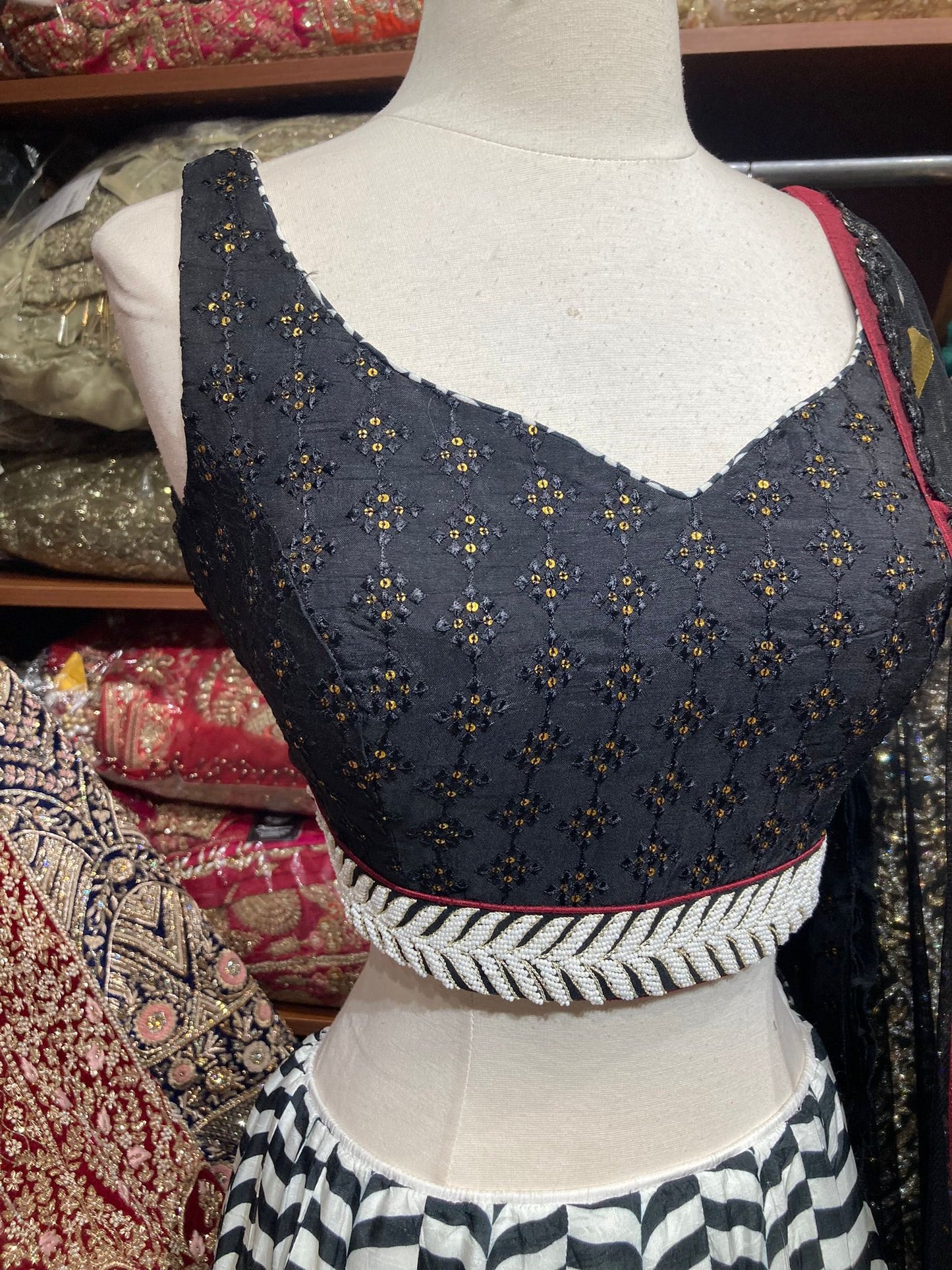 Black and White New Era Party Wear Collection PWL-585