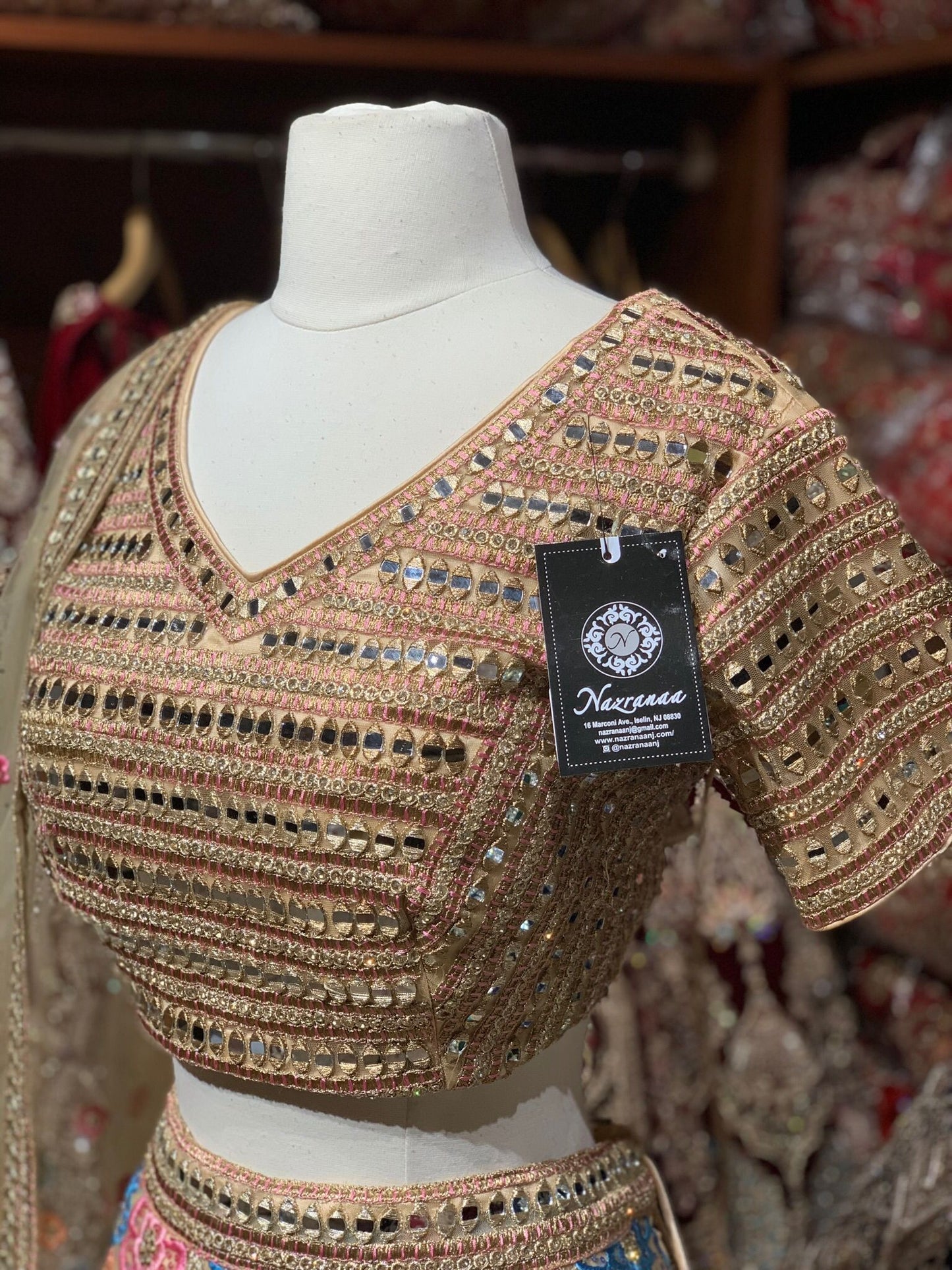 Salmon Peach New Era Party Wear Collection PWL-538