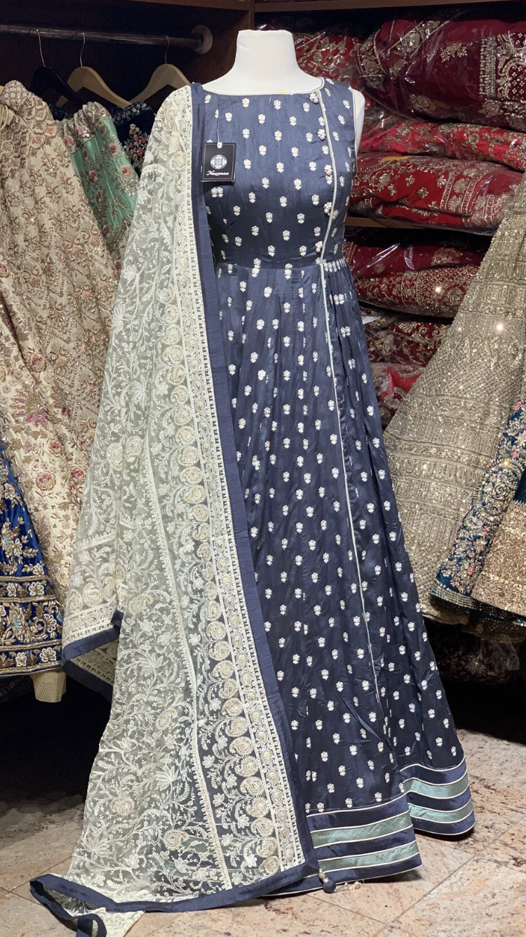 Dark Grey Size 38 Anarkali