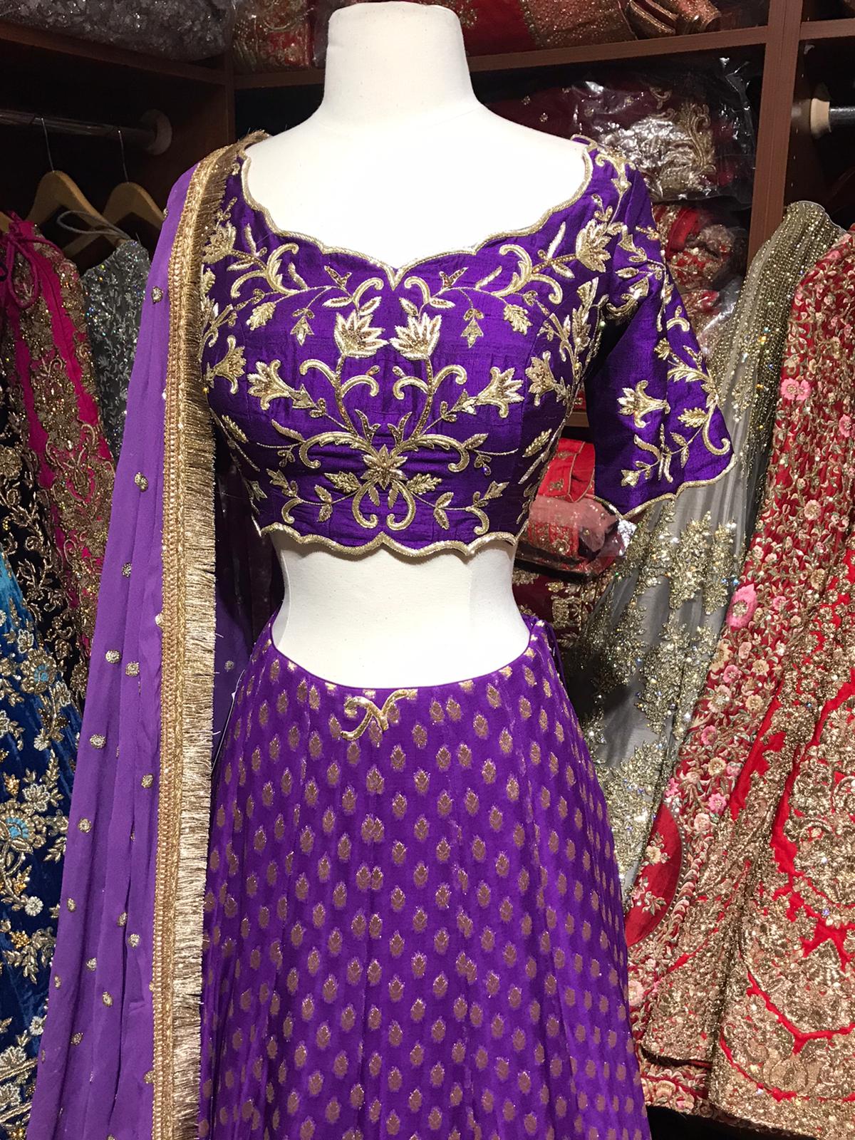 The Purple Petunia Lehenga-PW39