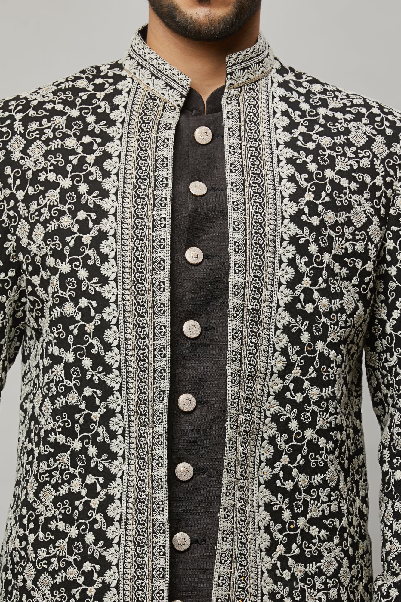 Mens Open Jacket Sherwani SWD8/9