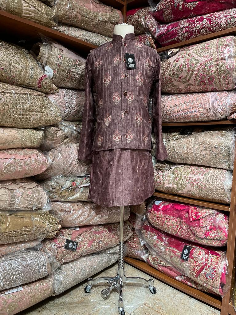 Mens Kurta Vest Set S2-S58