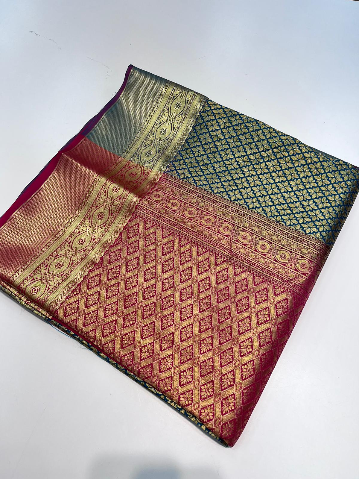 Blended Banarasi Saree-016