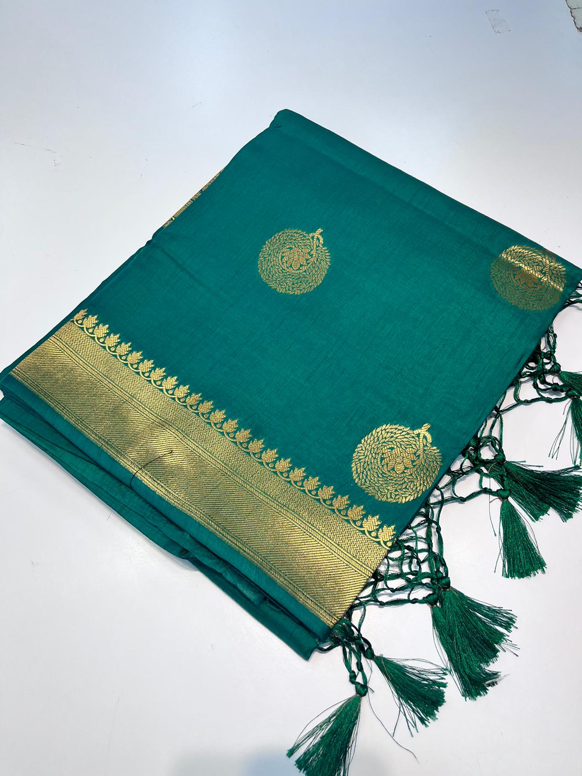 Blended Banarasi Saree-021