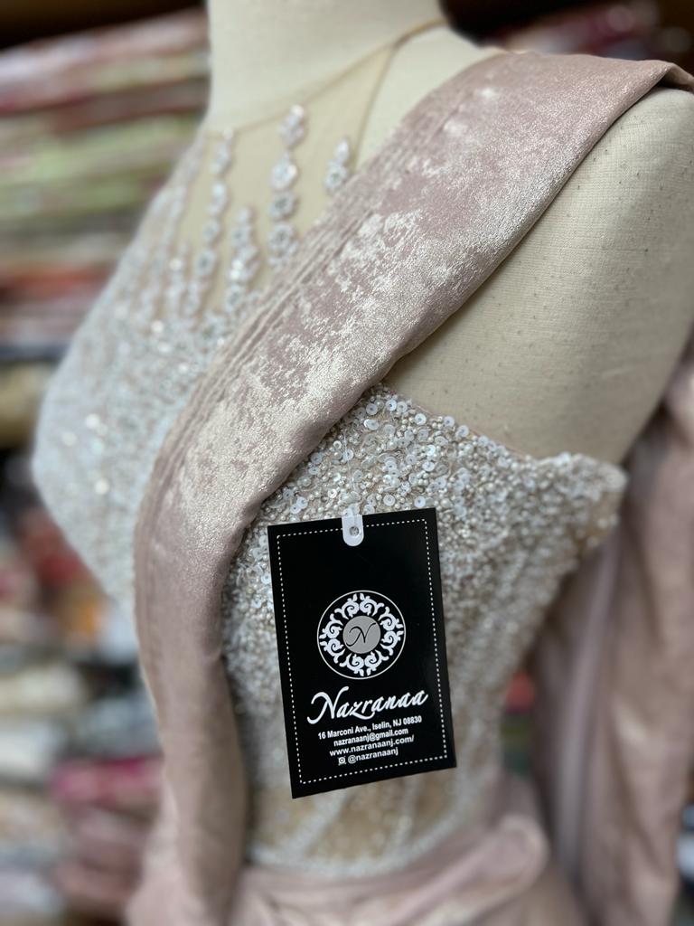 Pre-Stitched Saree W/ Readymade Blouse - D011