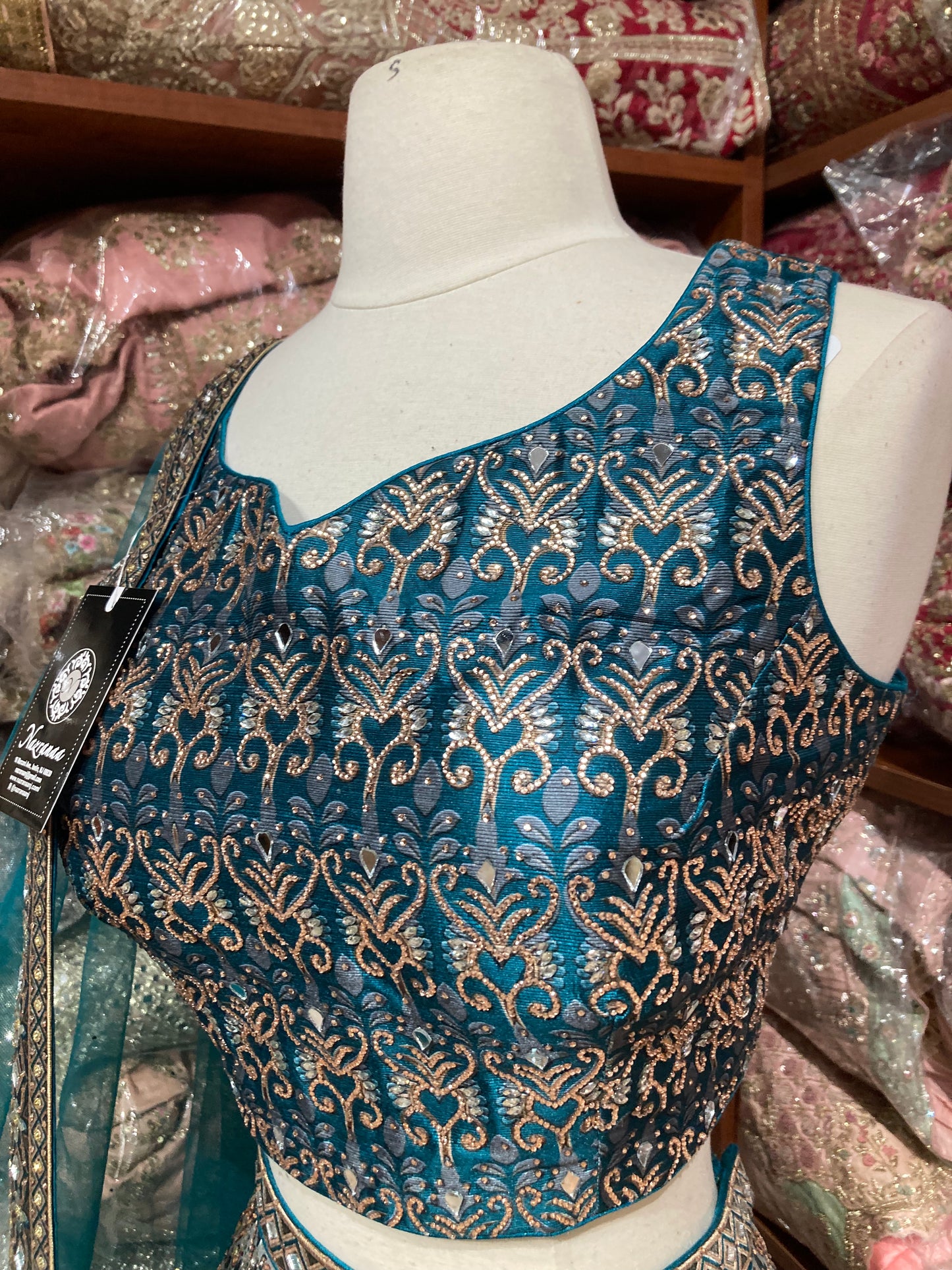 Teal New Era Party Wear Collection PWL-680