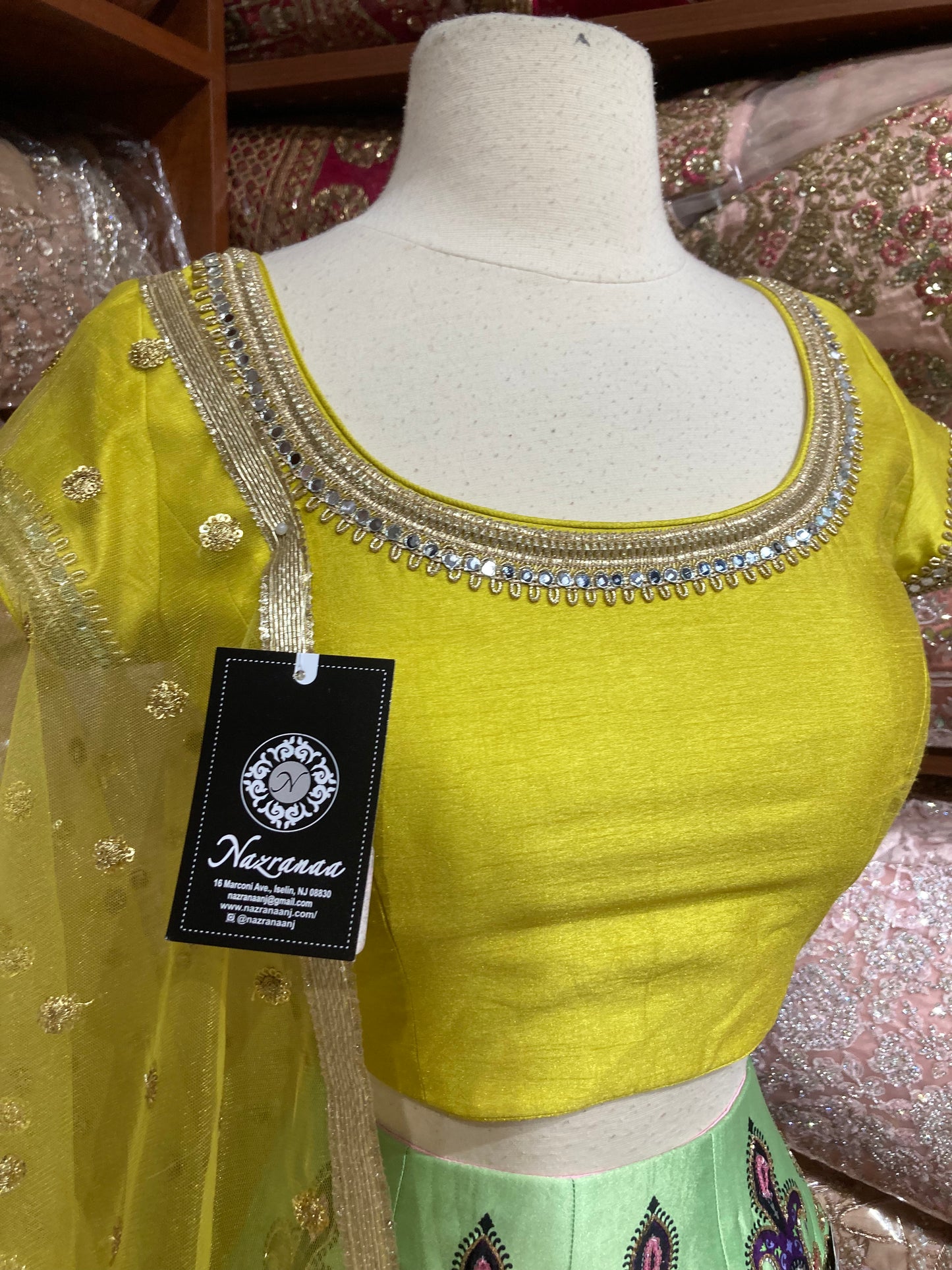Yellow New Era Party Wear Collection PWL-675