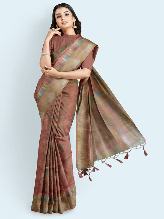 Blended Banarasi Saree-052