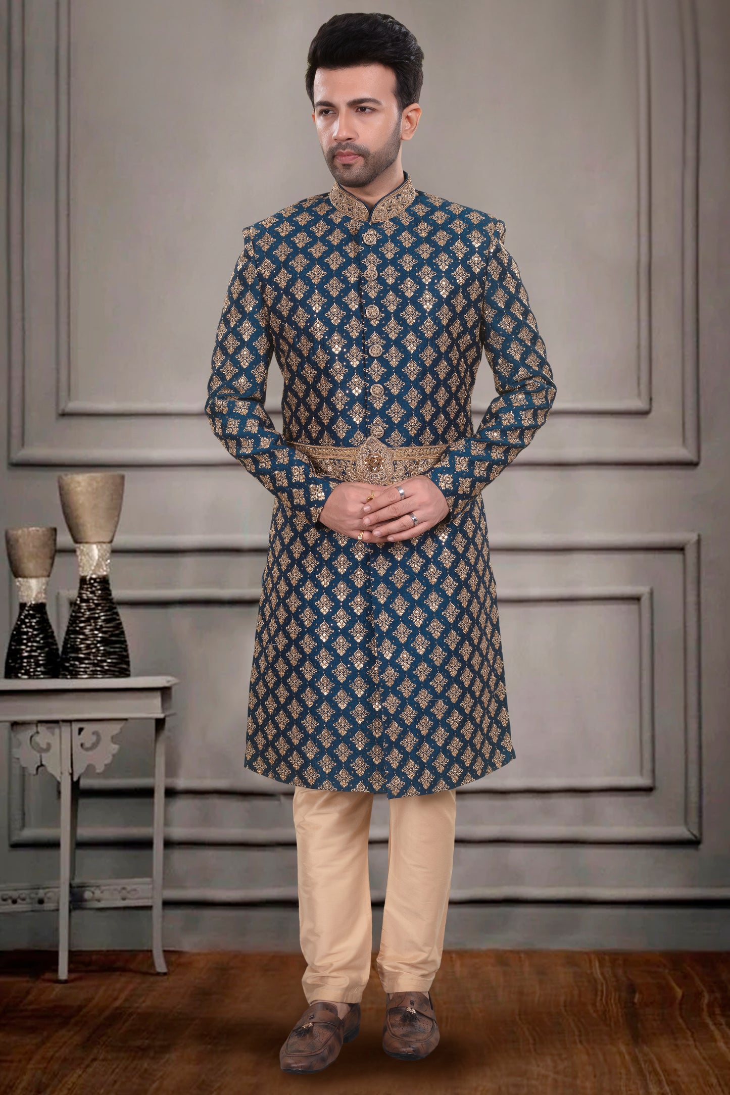 Mens Sherwani- S2-S386