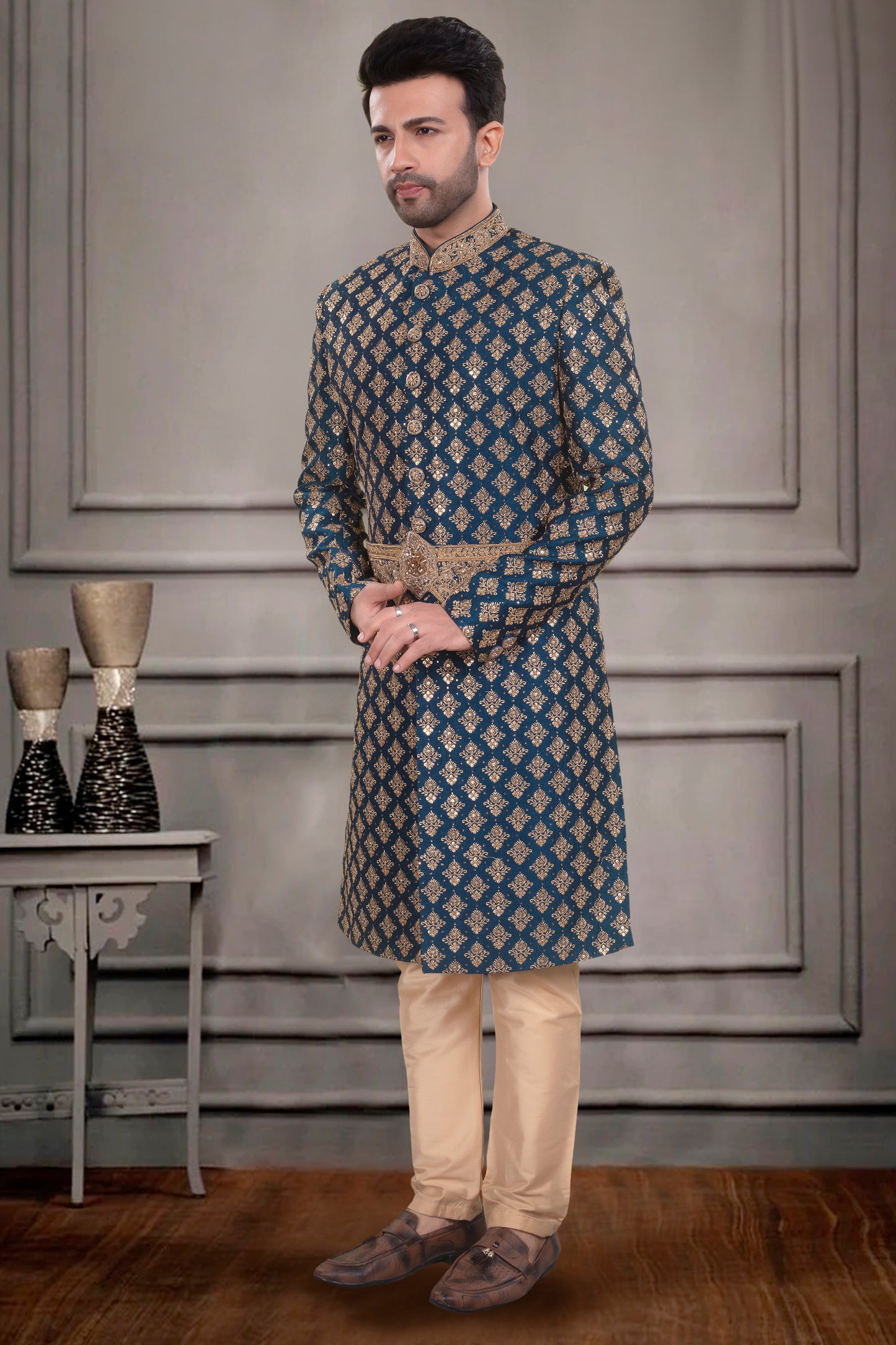 Mens Sherwani- S2-S386