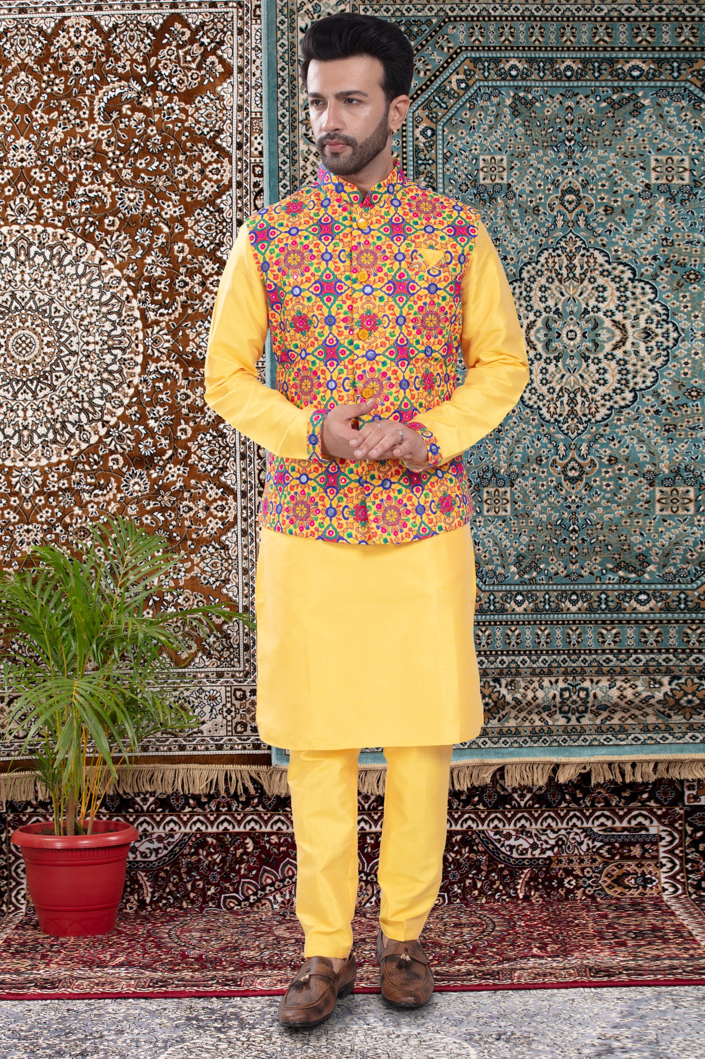 Mens kurta vest S10-S01