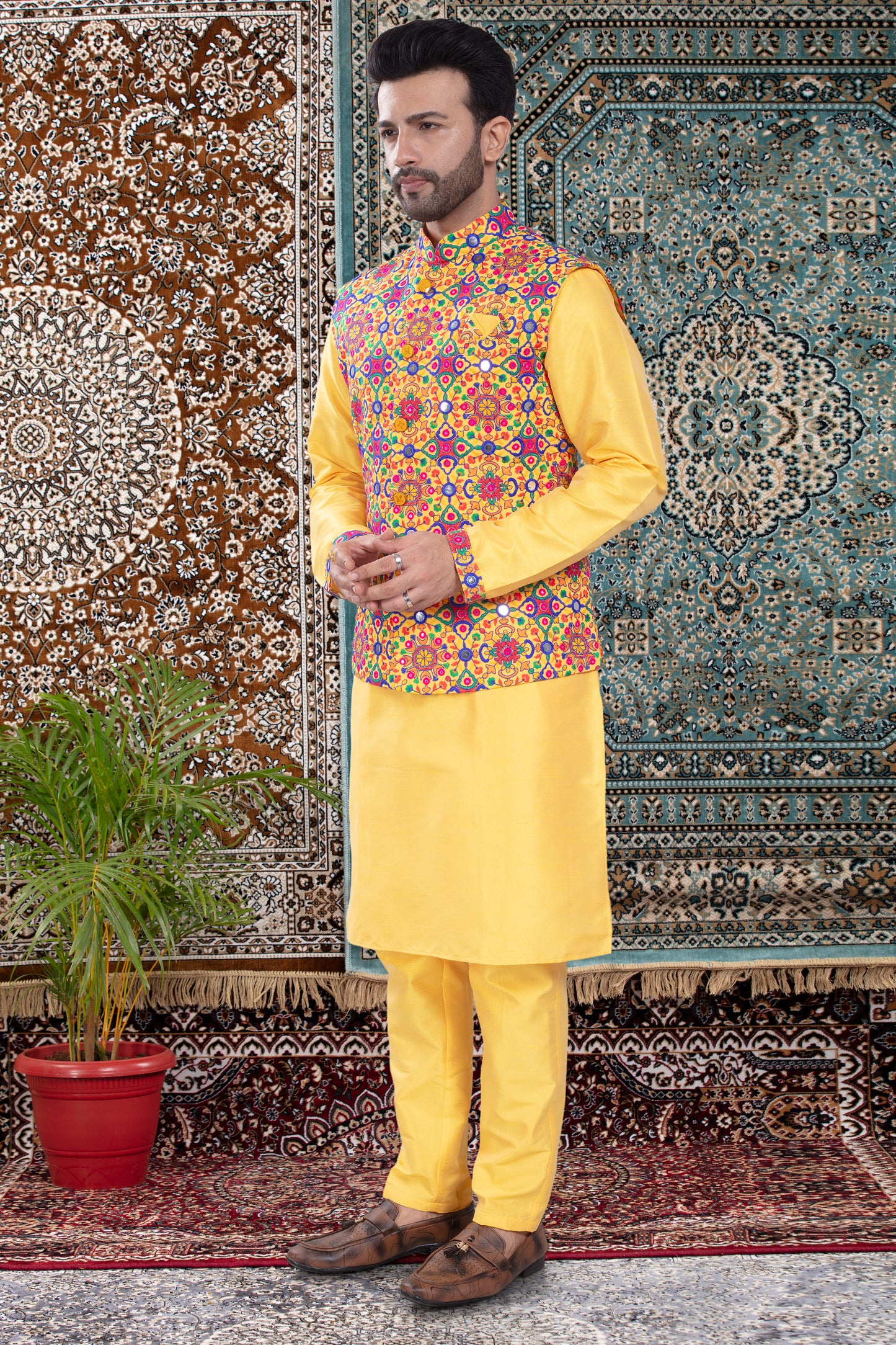 Mens kurta vest S10-S01