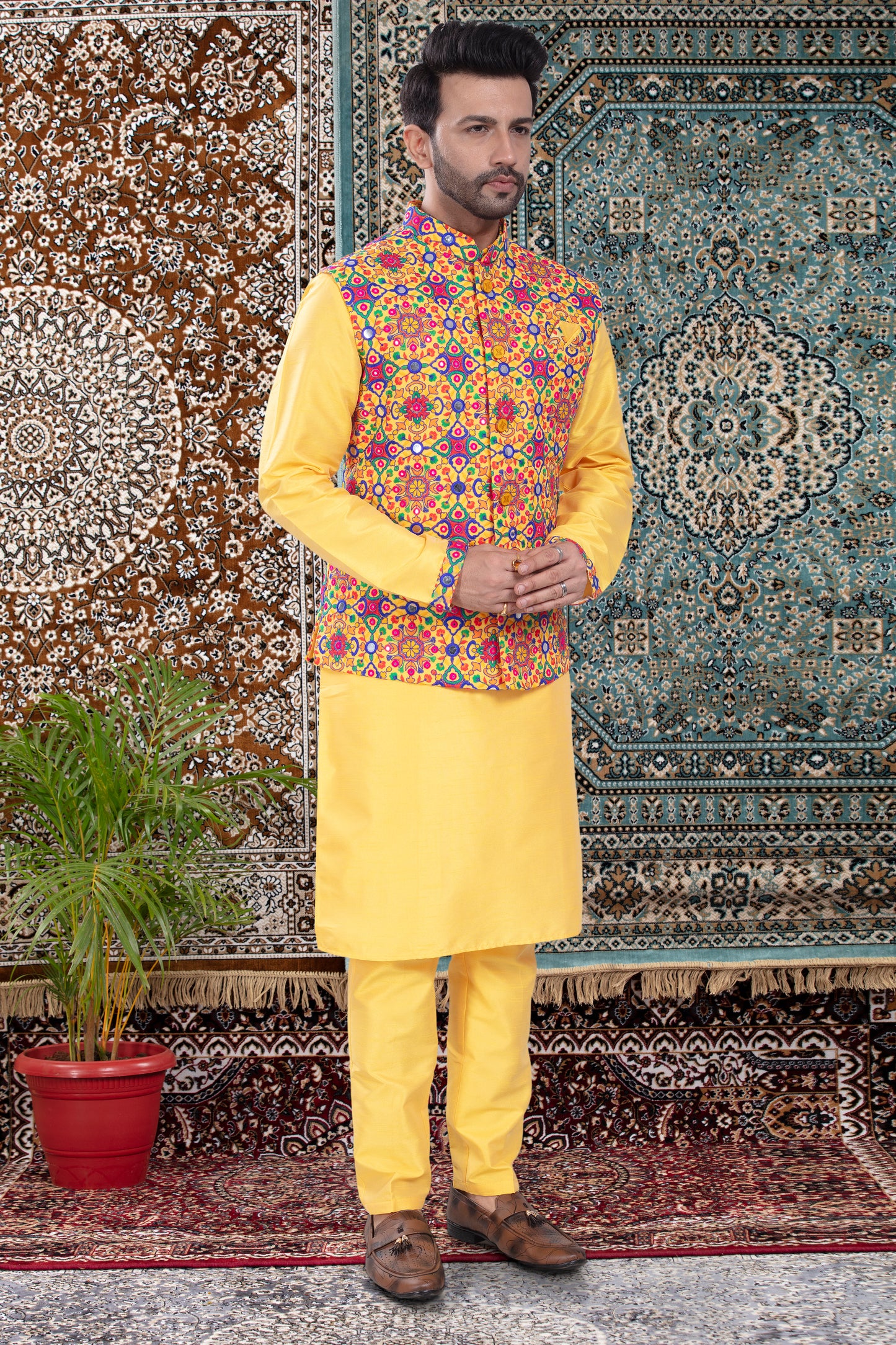 Mens kurta vest S10-S01