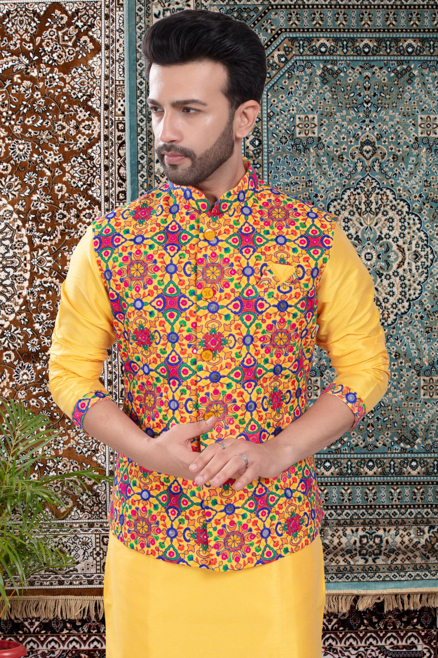 Mens kurta vest S10-S01