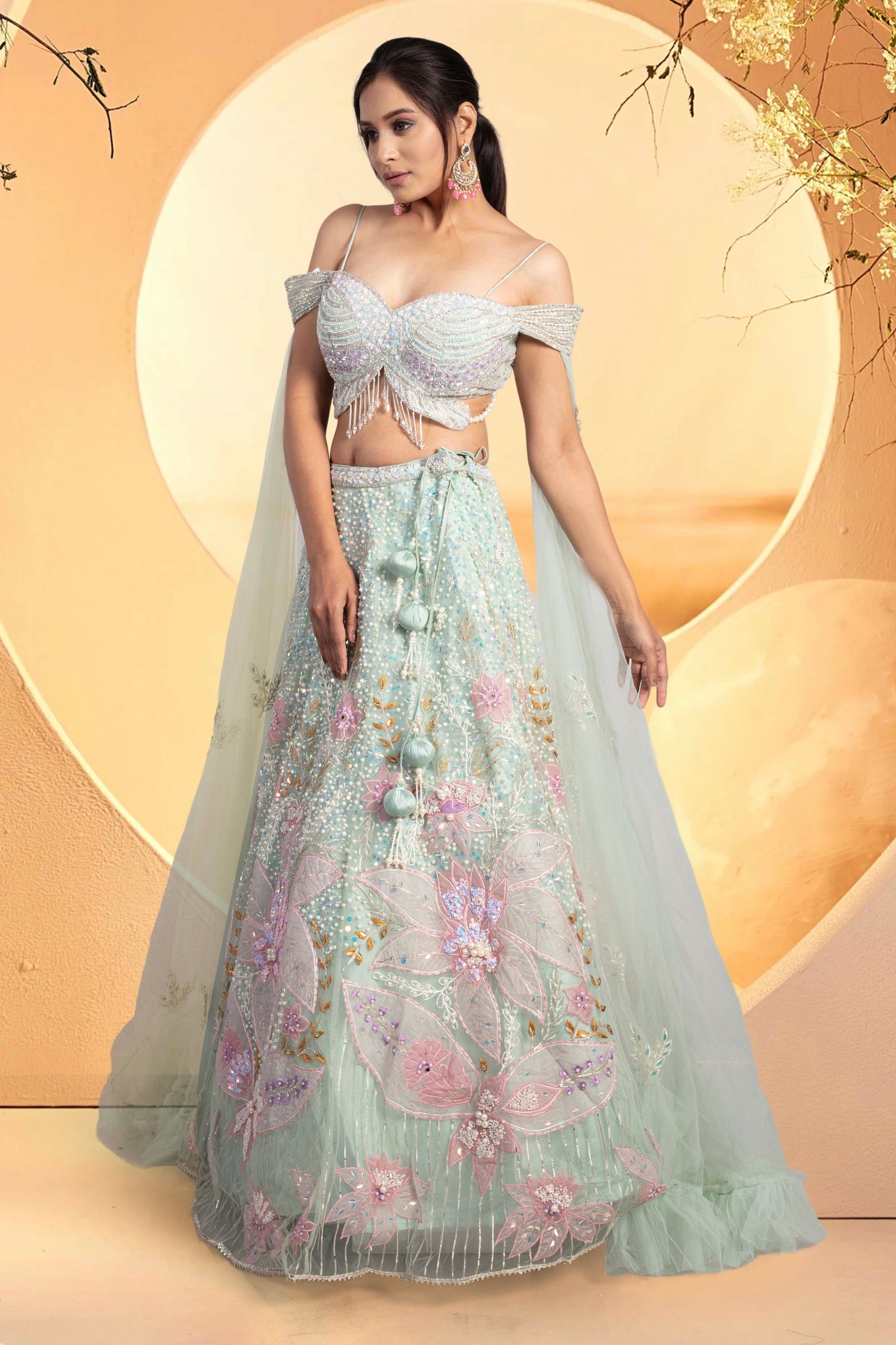 Party Wear Lehenga D-284