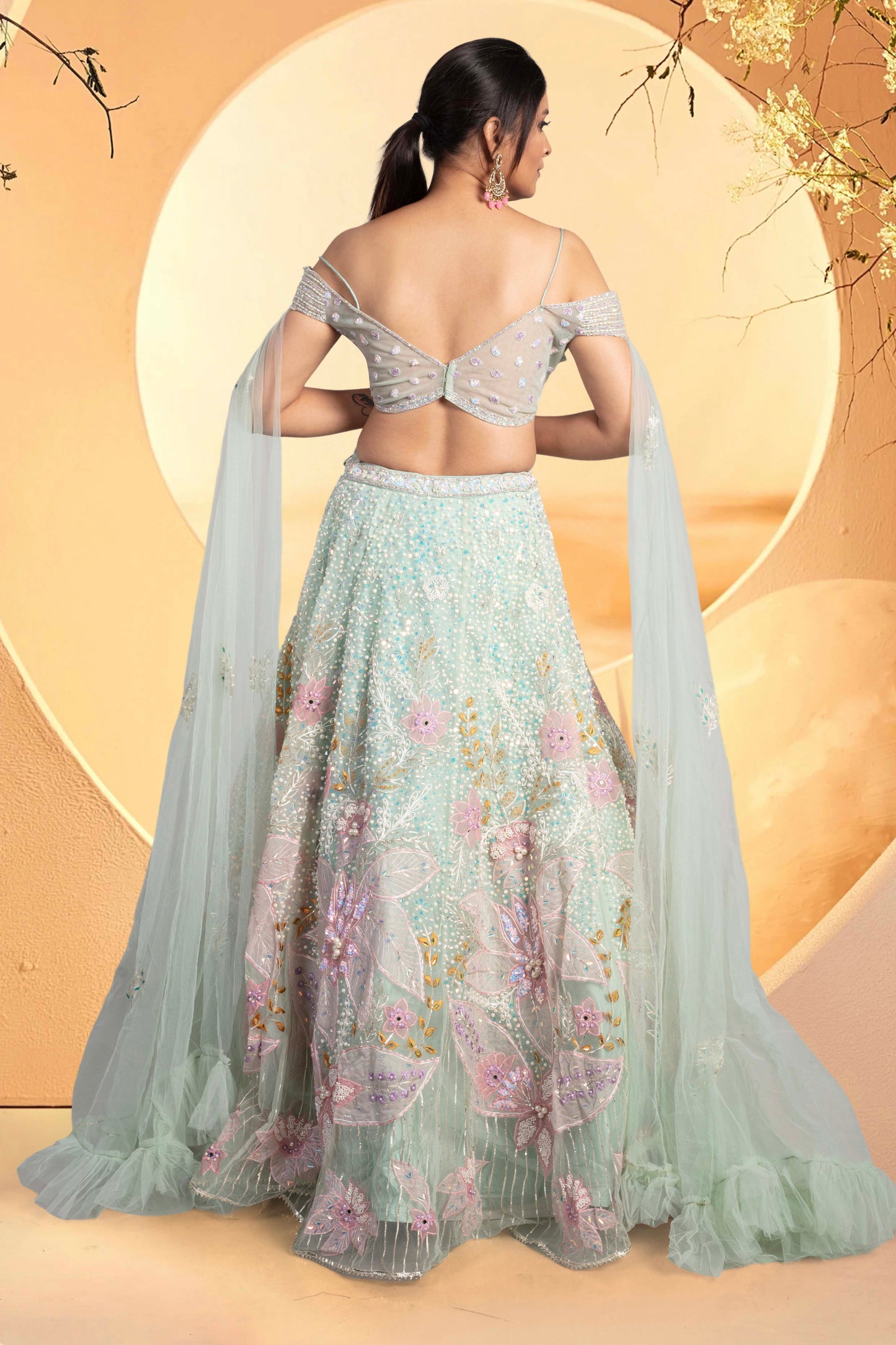 Party Wear Lehenga D-284