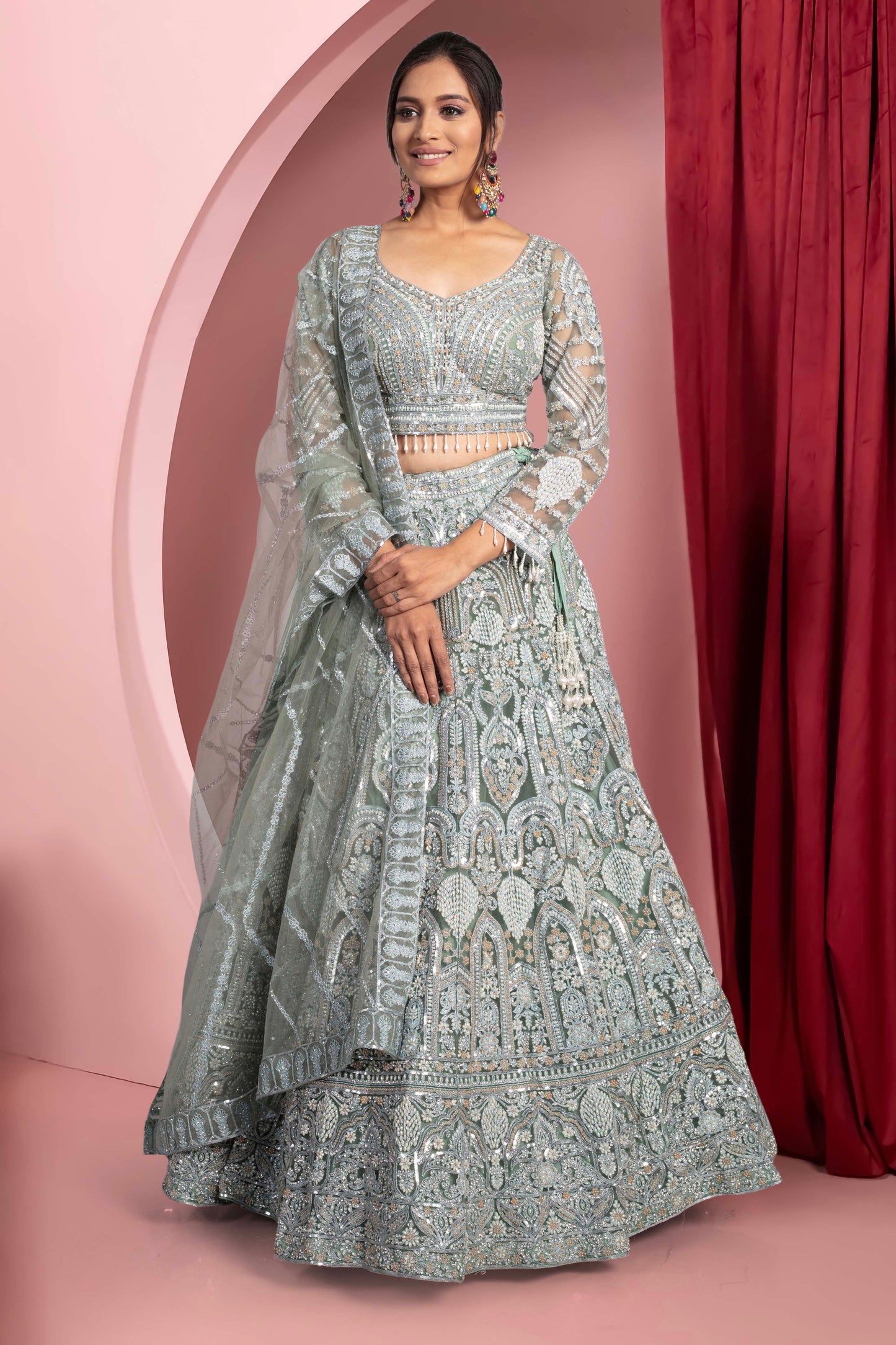 Party Wear Lehenga D-287