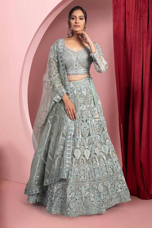 Party Wear Lehenga D-287