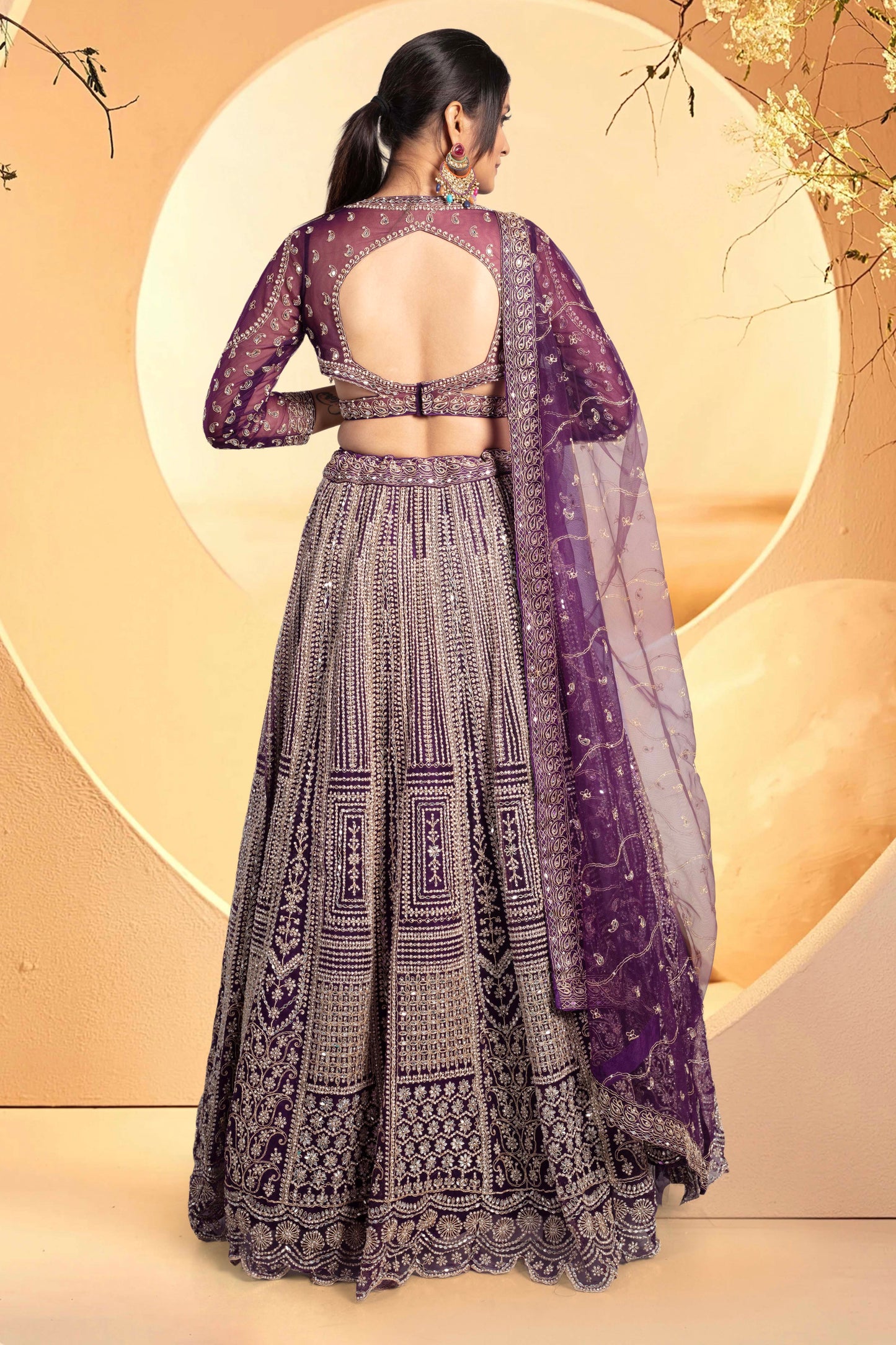 Party Wear Lehenga D-296